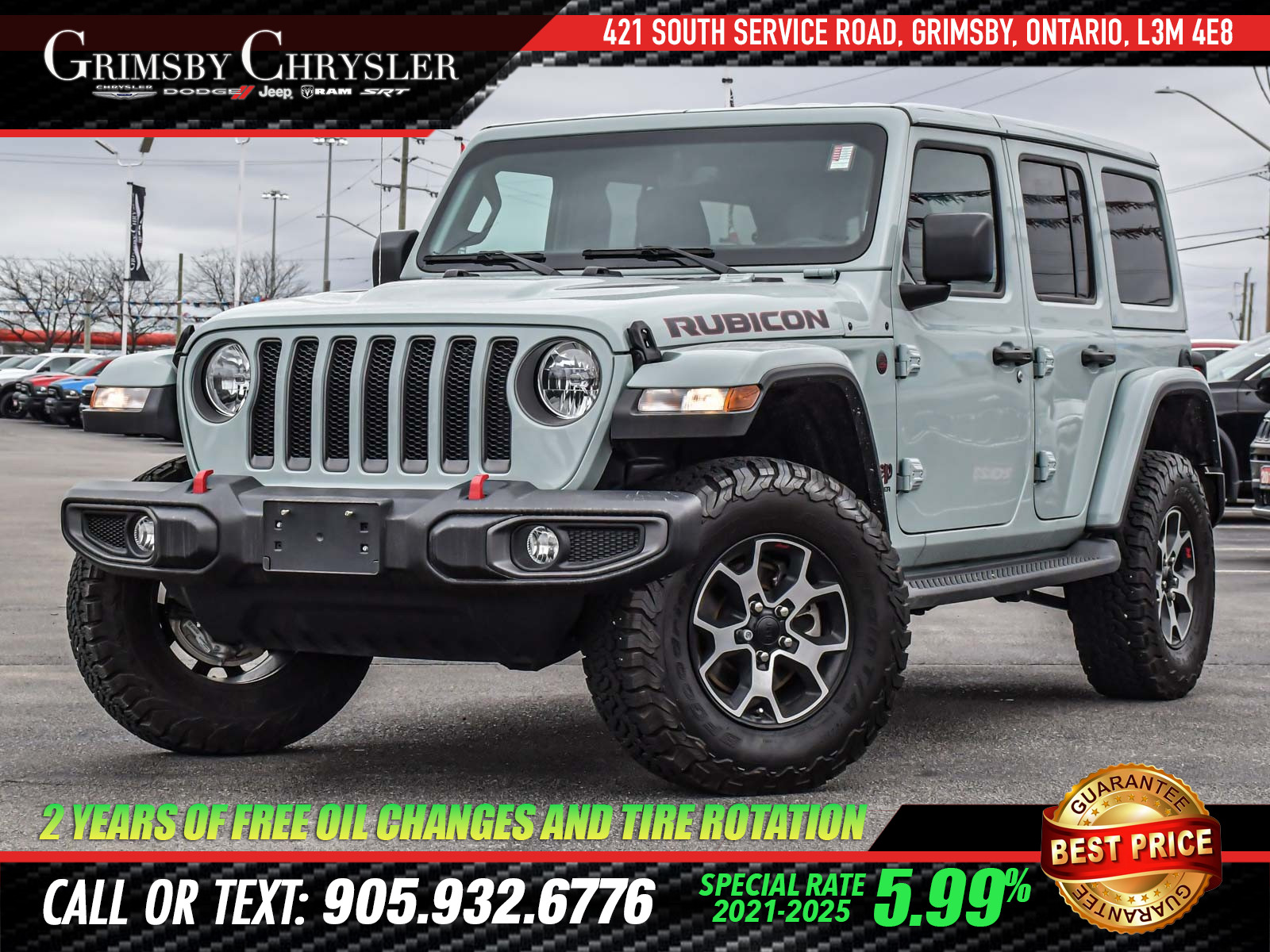 2023 Jeep Wrangler Rubicon HEATED SEATS | BODY COLOUR TOP | TOW GROUP