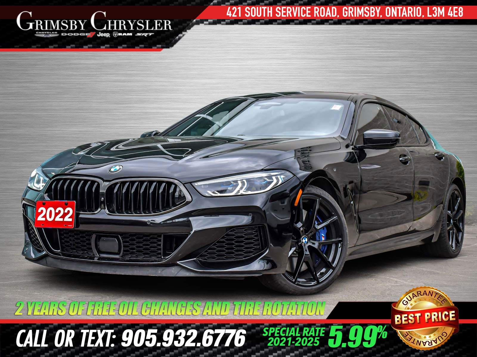 2022 BMW M850 Gran Coupe i xDrive 523HP TWIN-TURBO V8 | AWD GRIP | LASERLIG