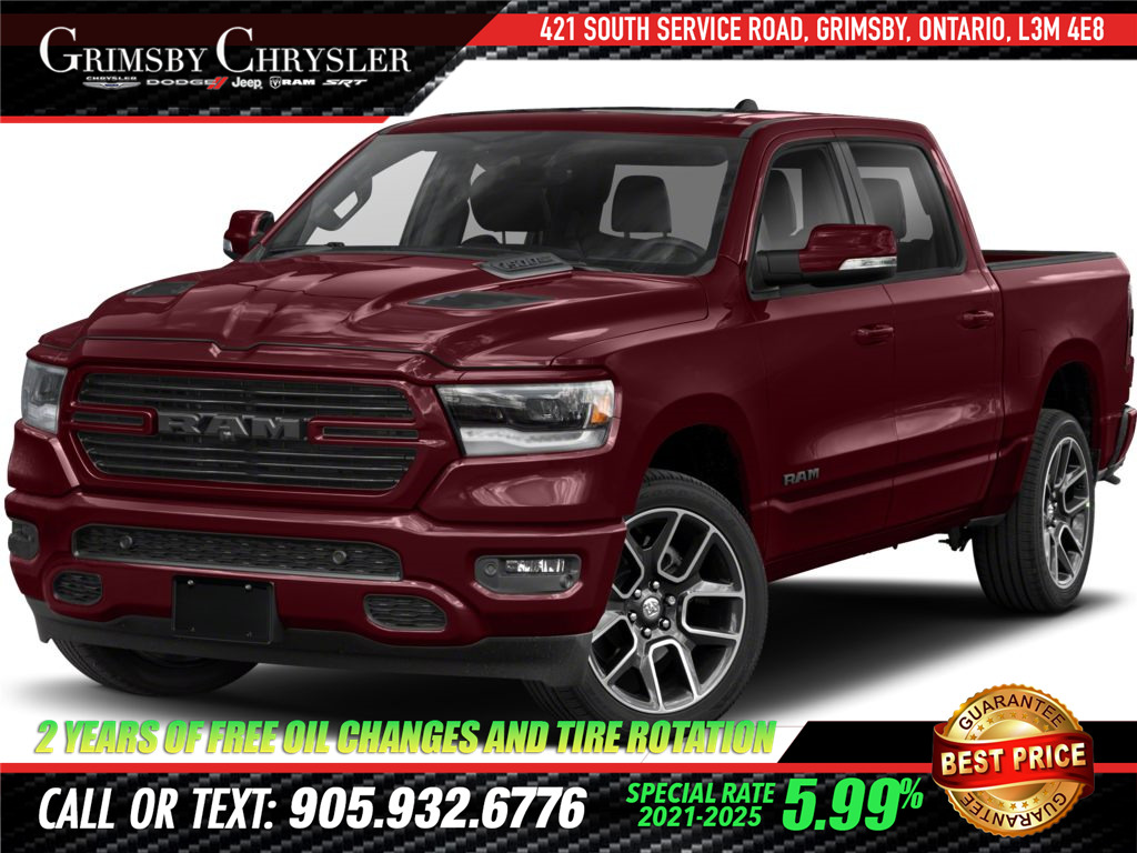 2022 Ram 1500 Sport CREW | HEATED/VENTED SEATS | PANO ROOF | SPO