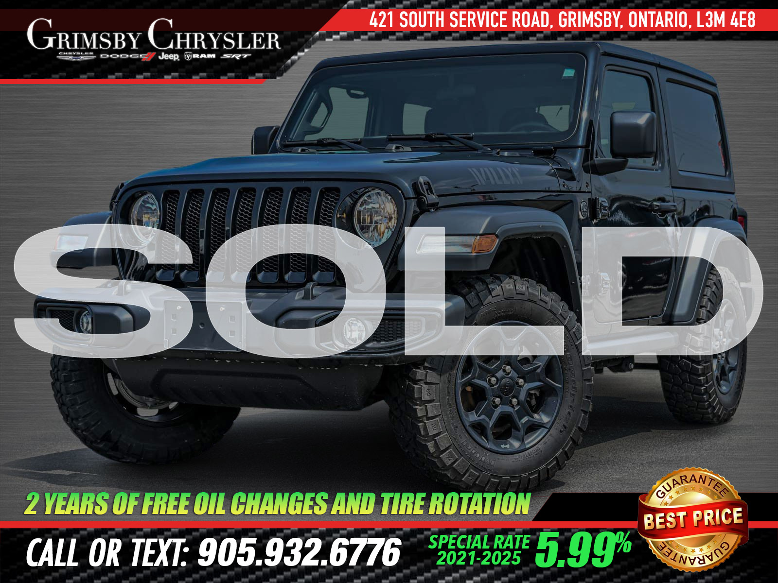 2023 Jeep Wrangler Sport SOLD BY JOE - THANK YOU!!