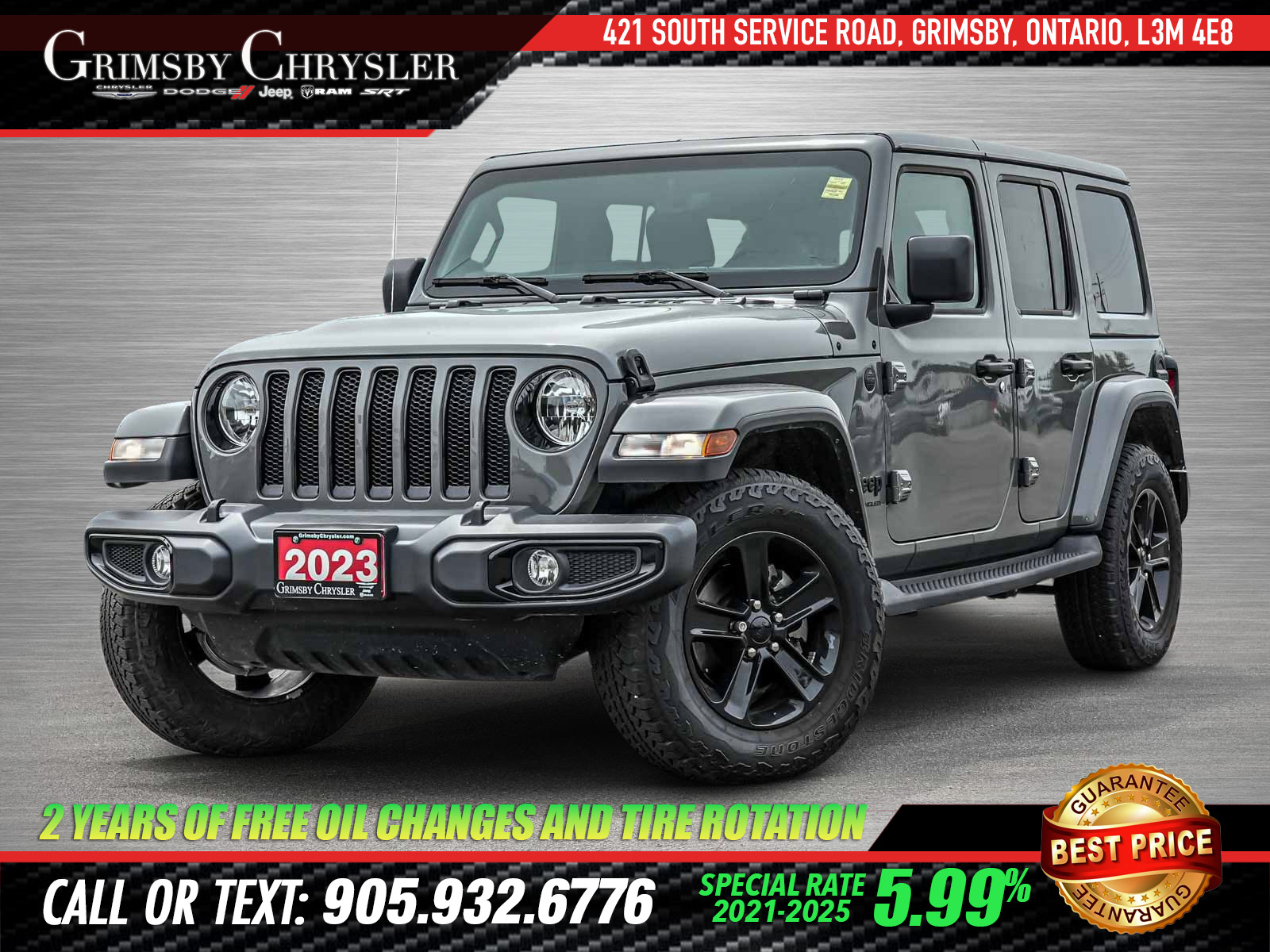 2023 Jeep Wrangler Sahara HEATED LEATHER | DUAL TOP GRP | NAV | ALPIN