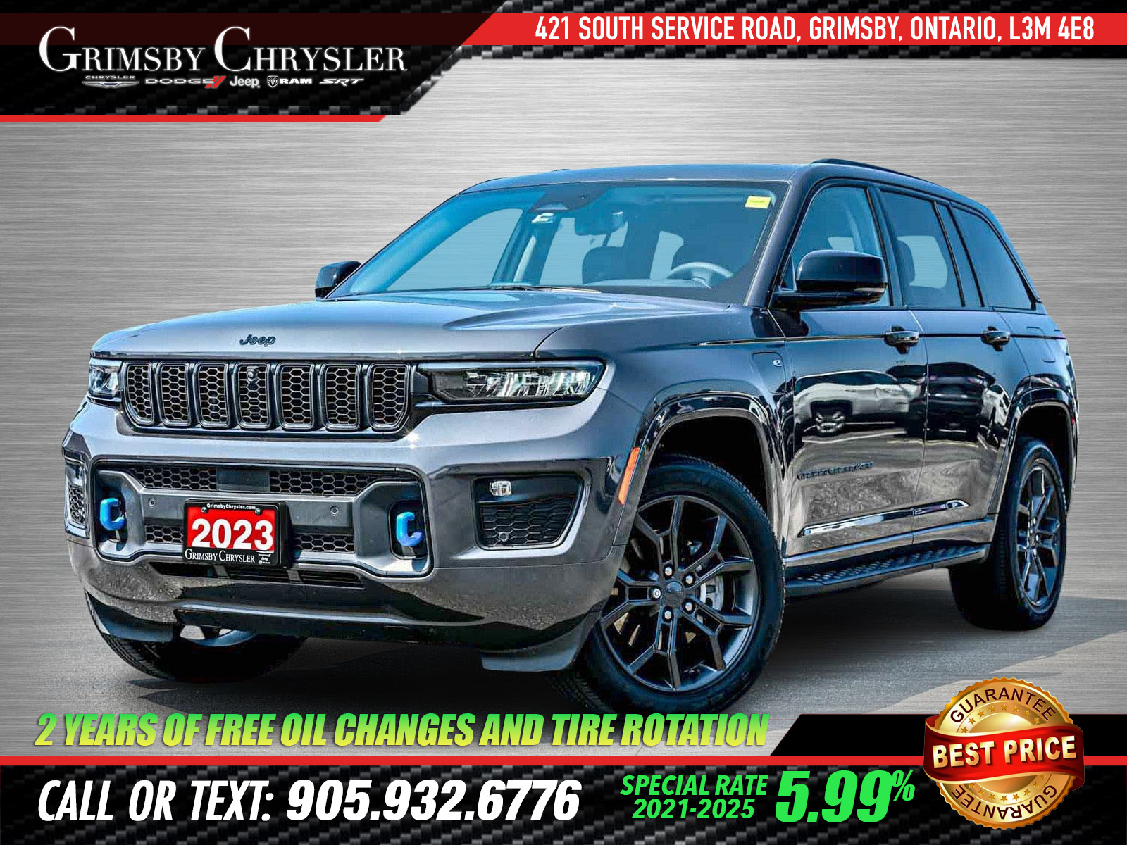 2023 Jeep Grand Cherokee 4xe HEATED/VENTED LEATHER | 360 CAM | PANO ROOF | ADAP