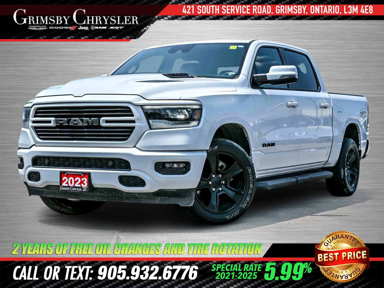 2023 Ram 1500 Sport CREW | G/T CONSOLE SHIFTER | HEATED/VENTED L