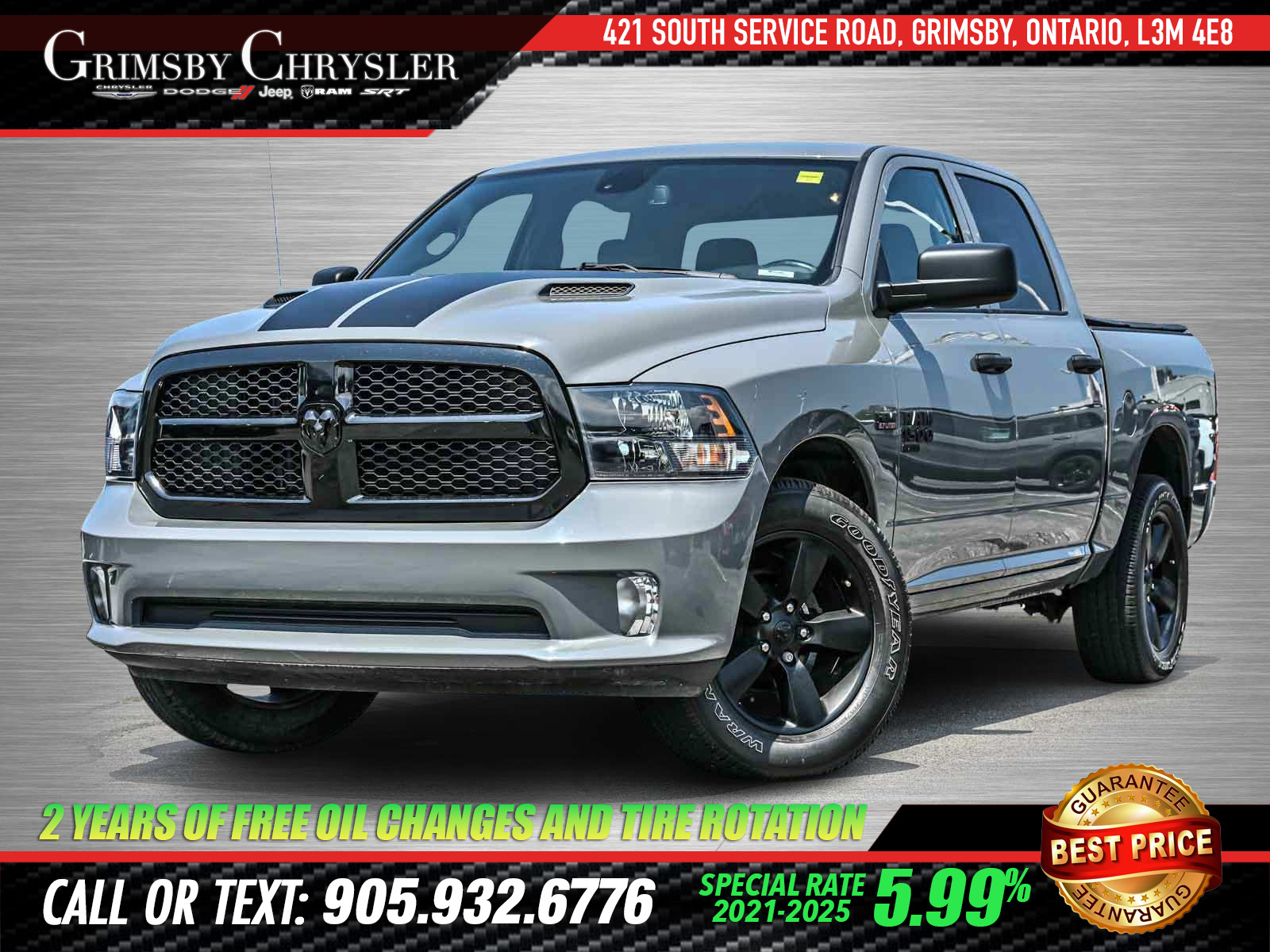 2022 Ram 1500 Classic Tradesman CREW | CERAMIC GREY | HEATED BUCKET SEAT