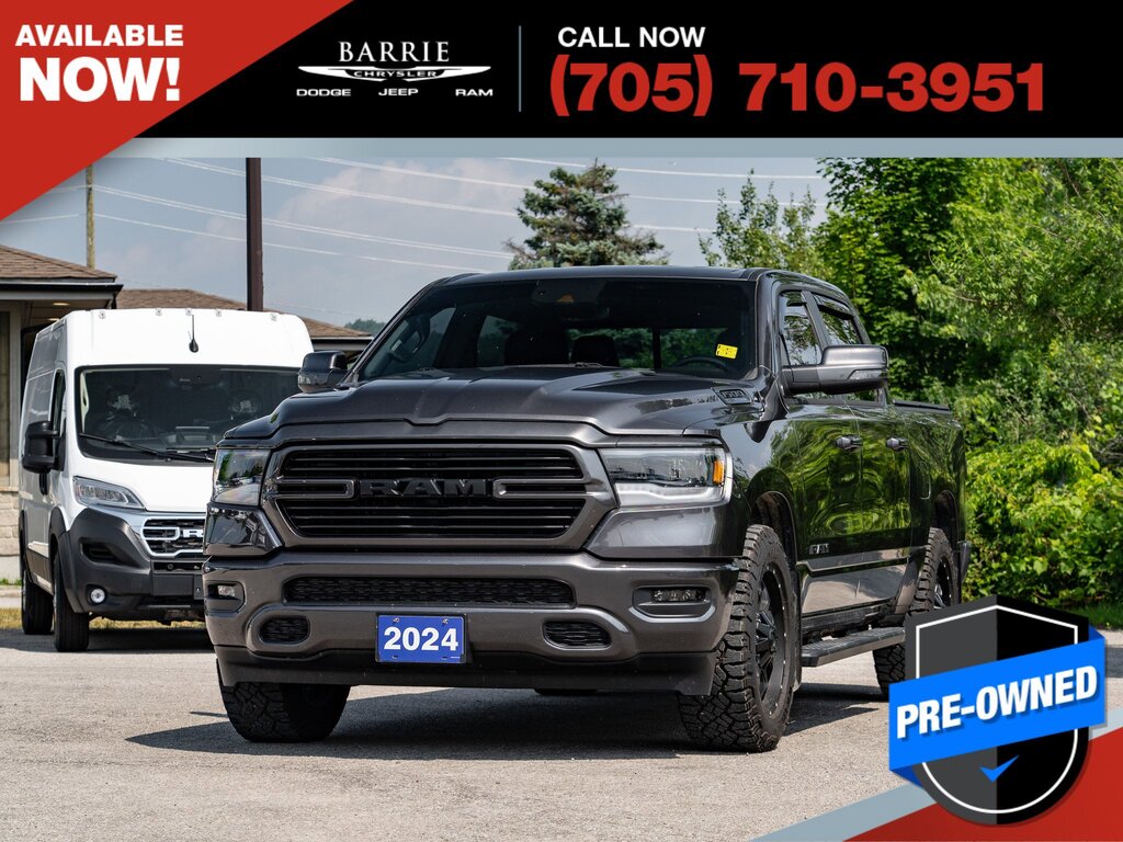 2024 Ram 1500 Sport 4x4 Crew Cab 5'7 Box