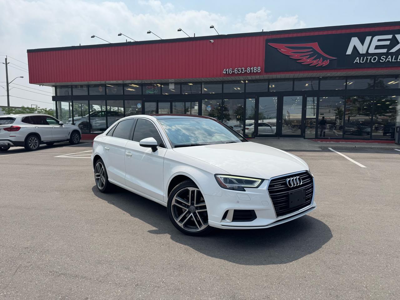 2018 Audi A3 PROGRESSIV AWD LEATHER PANO/ROOF H/SEAT CAMERA