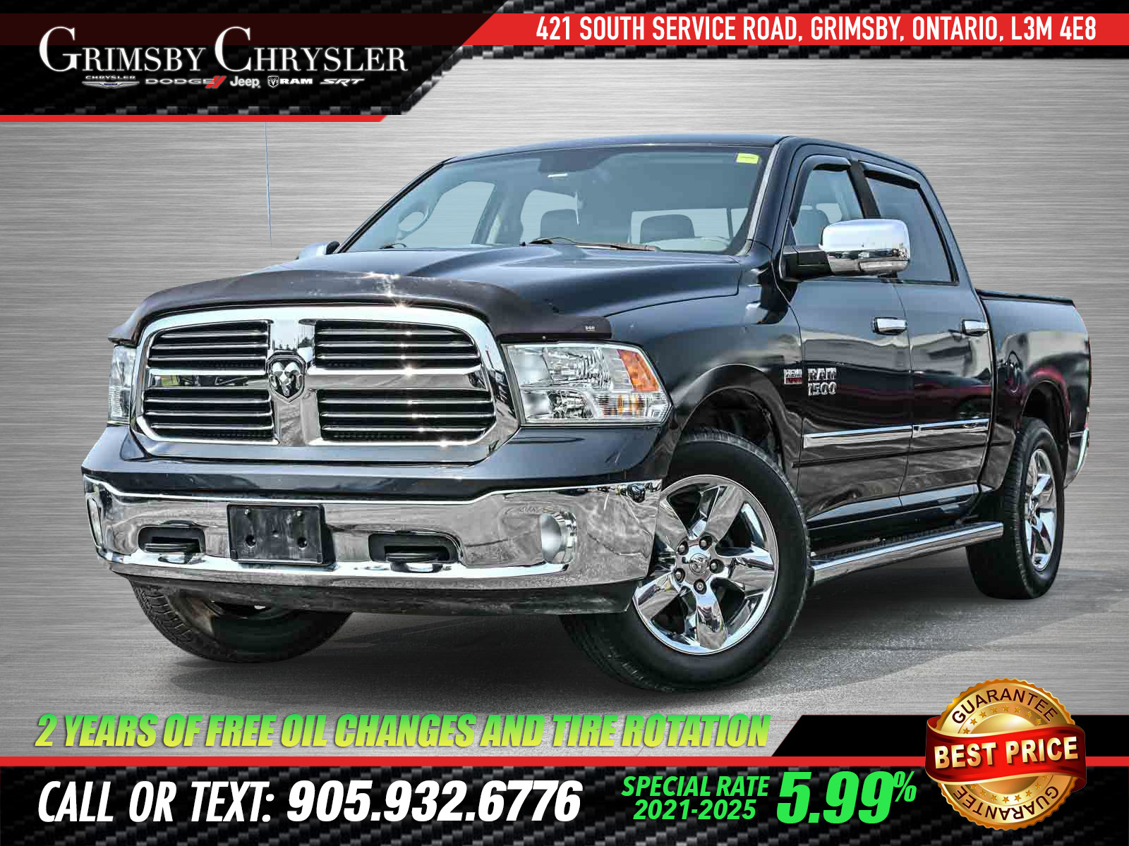 2015 Ram 1500 SLT CREW | HEATED LEATHER SEATS | REMOTE START | 8