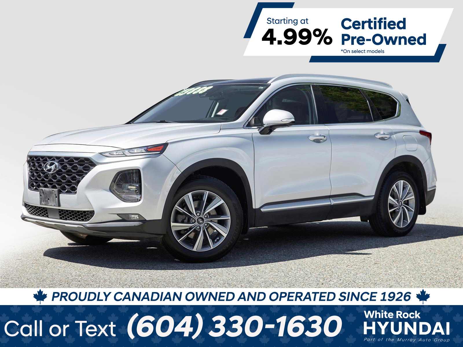 2019 Hyundai Santa Fe LUXURY | AWD | APPLE CARPLAY | ONE OWNER