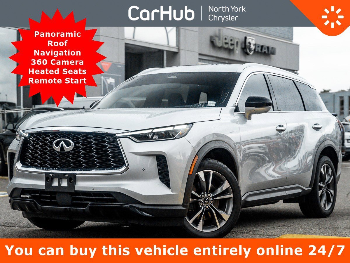 2023 Infiniti QX60 LUXE AWD Panoroof Navi 360 Camera Heated Seats Rem