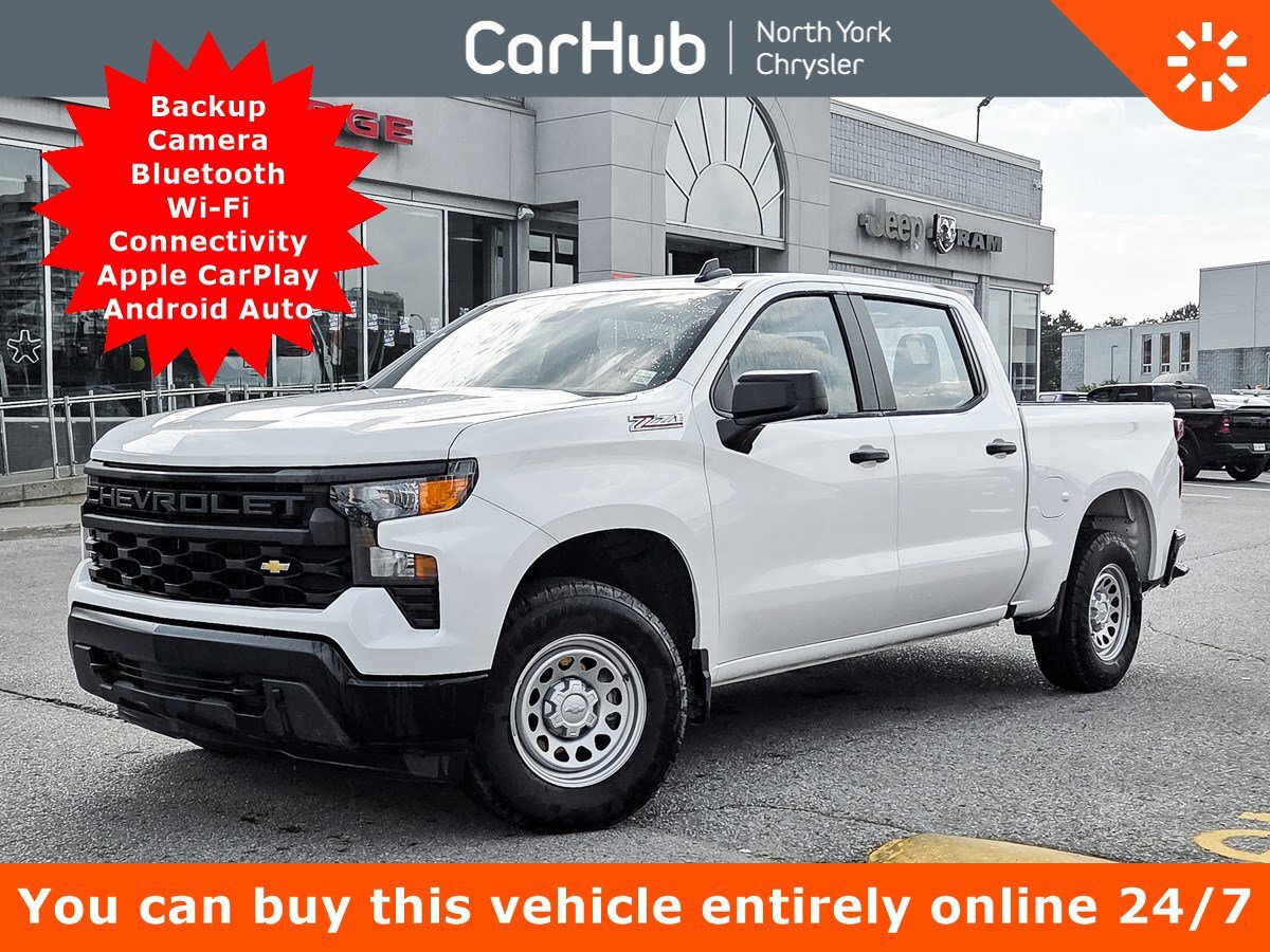 2024 Chevrolet Silverado 1500 Work Truck 147'' 4x4 Backup Cam Bluetooth Wi-Fi