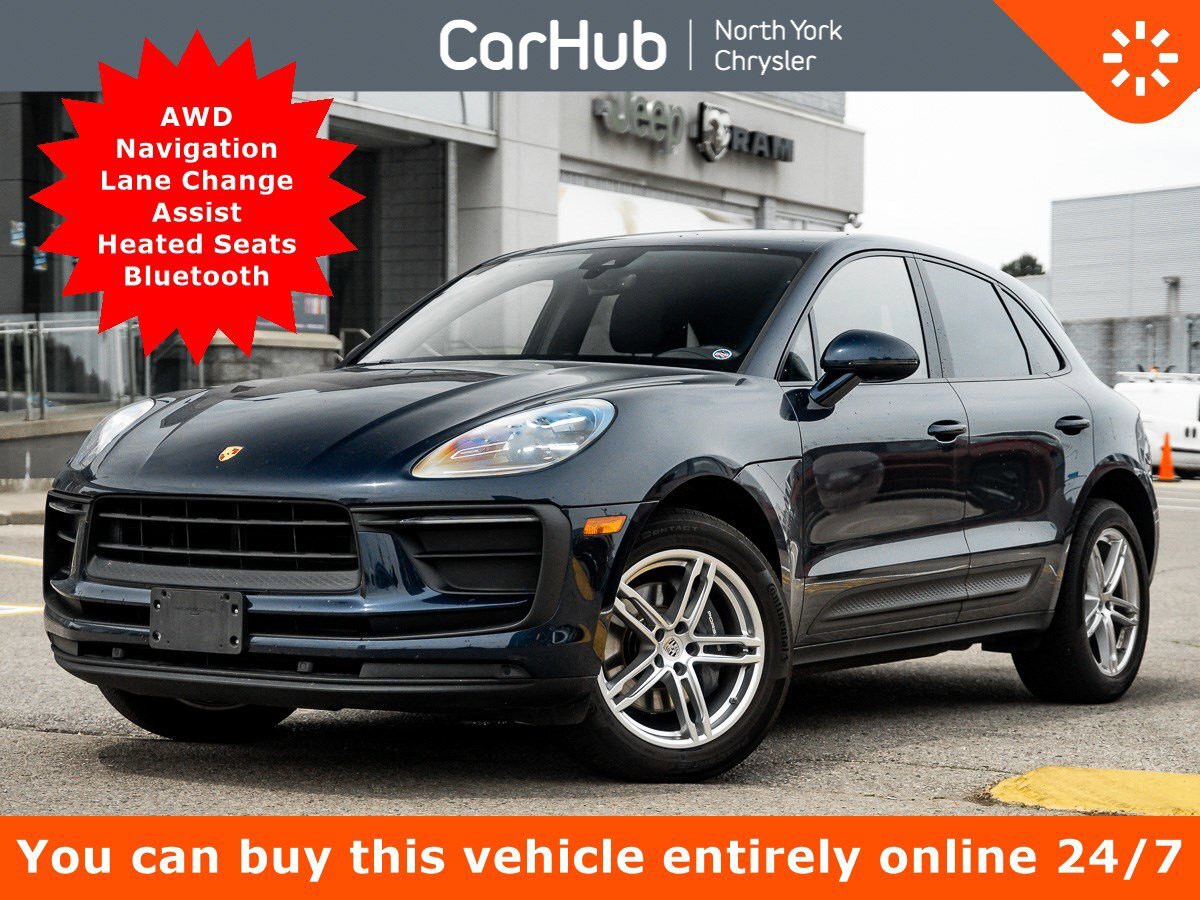 2023 Porsche Macan AWD Navi Lane Change Assist Heated Seats Bluetooth