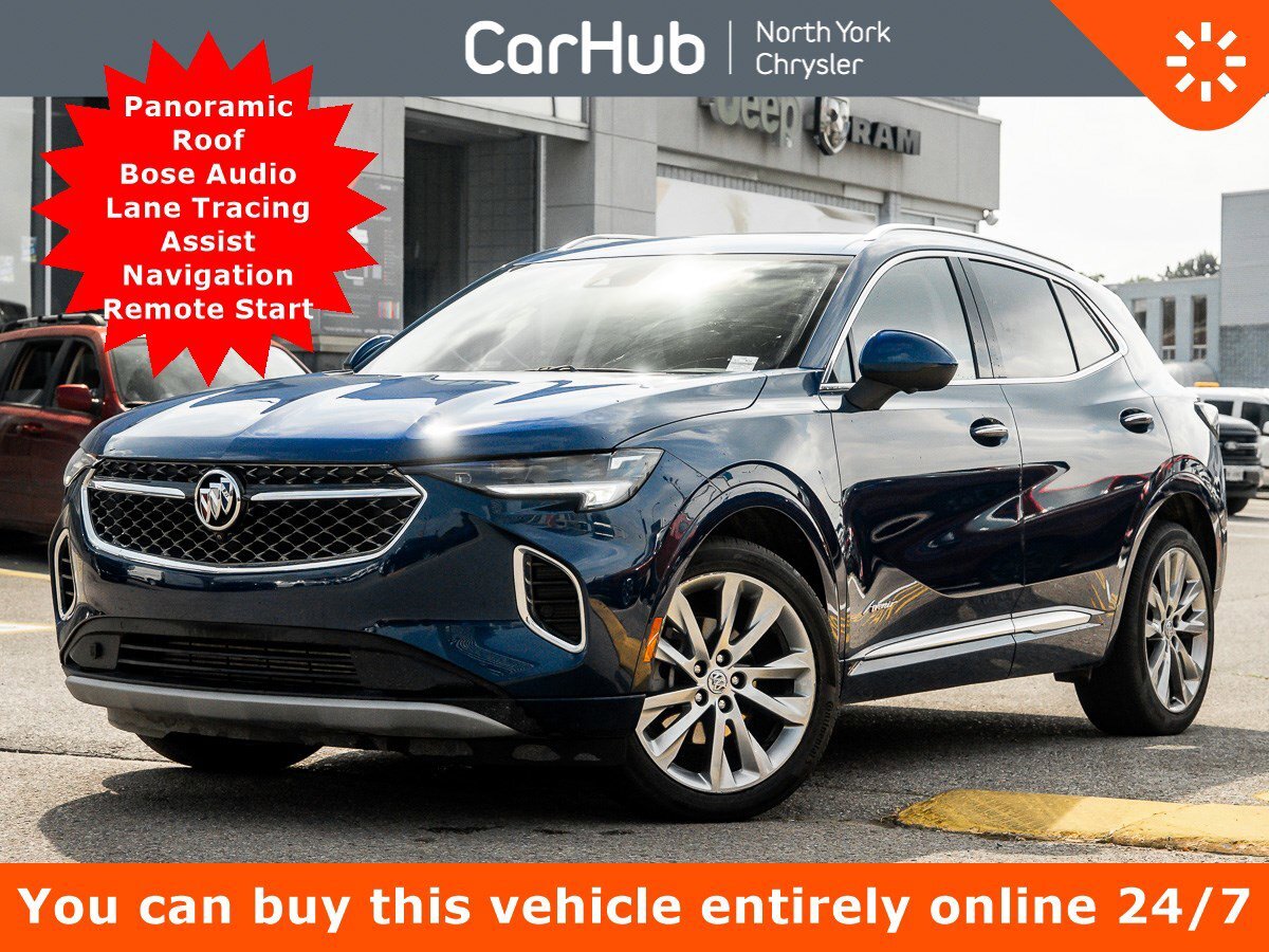 2023 Buick Envision Avenir Panoroof Bose Audio Lane Tracing Assist Nav
