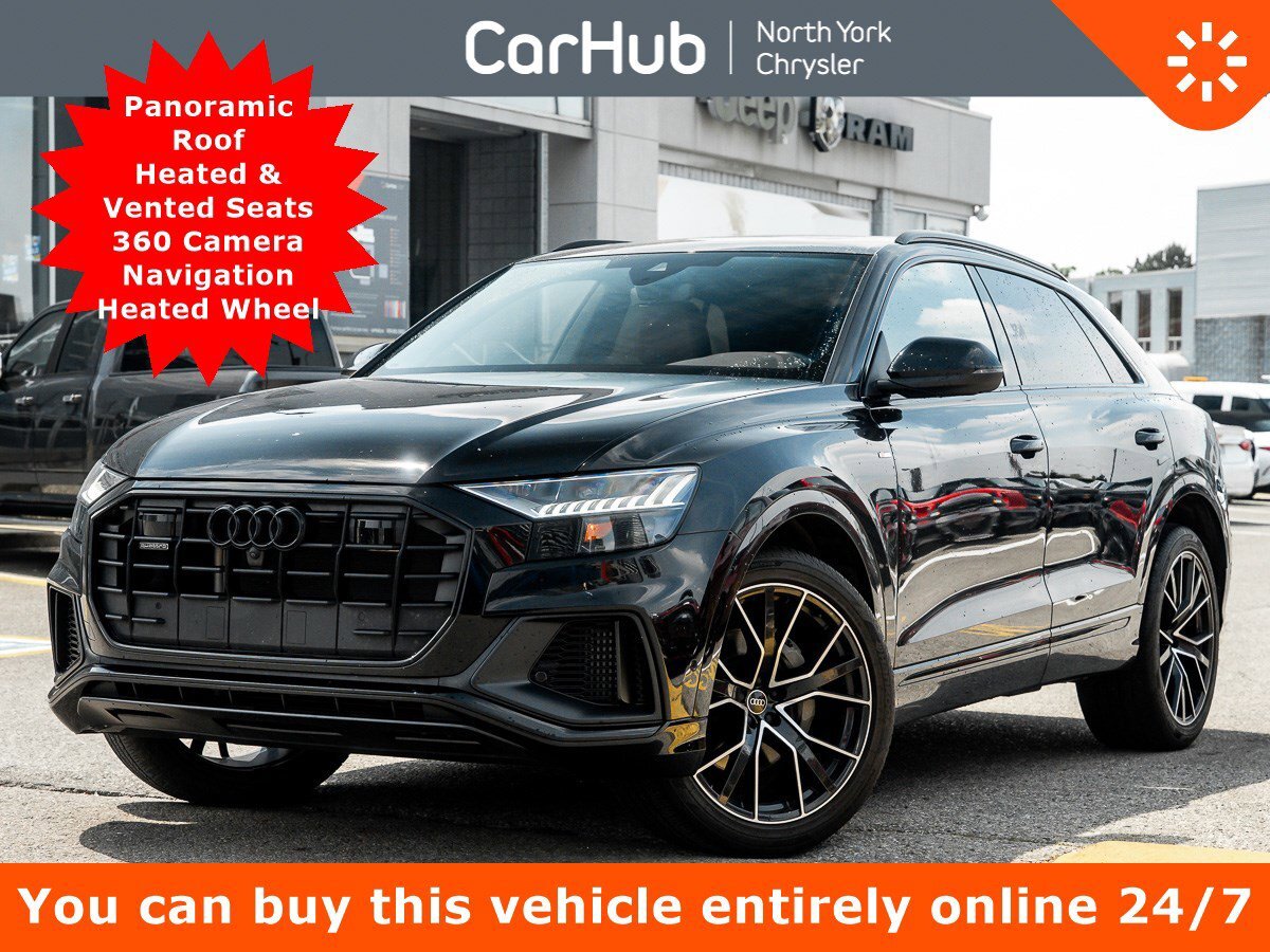 2023 Audi Q8 Progressiv Panoroof Heated Vented Seats 360 Cam Na