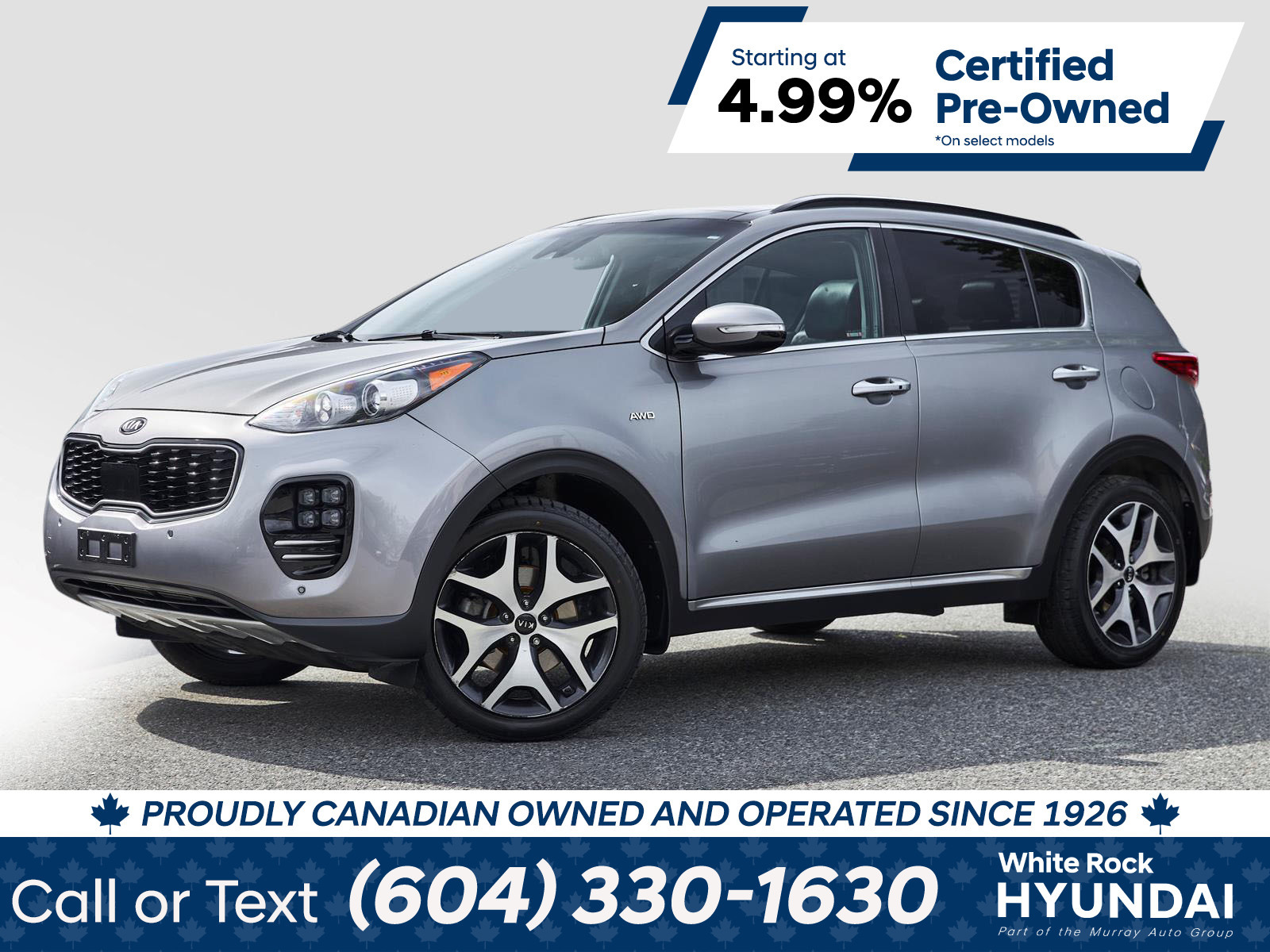 2018 Kia Sportage SX | AWD | LOCAL CAR | APPLE CARPLAY