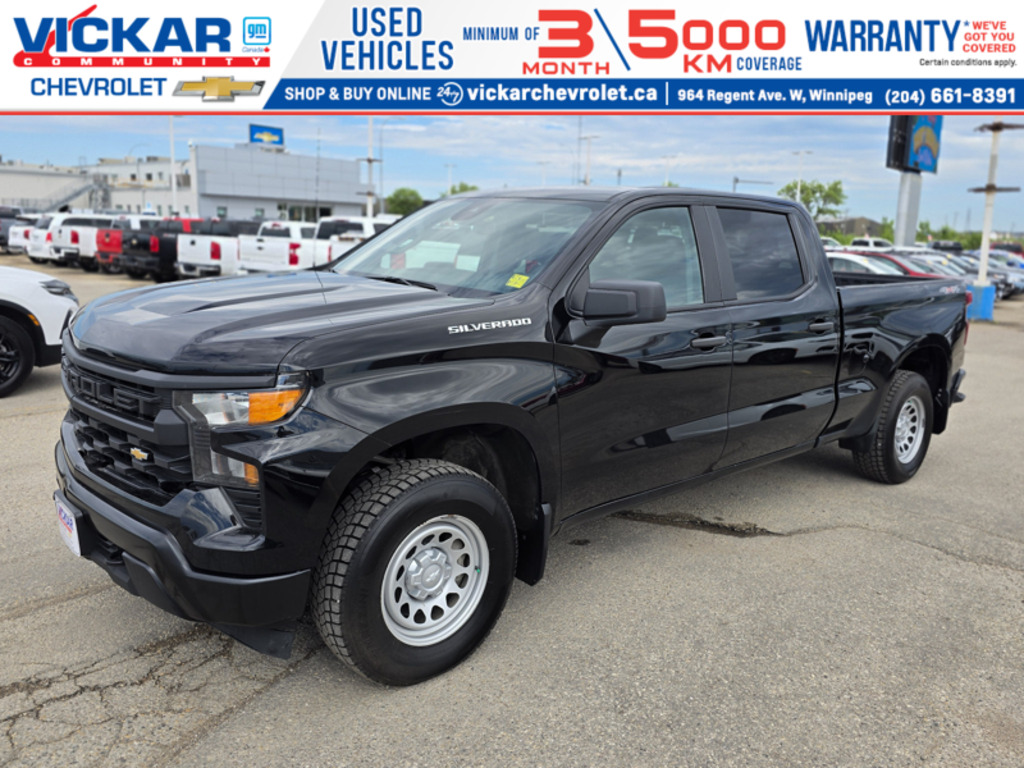 2023 Chevrolet Silverado 1500 WT | Vinyl Seats | Spray-in Liner | Bluetooth