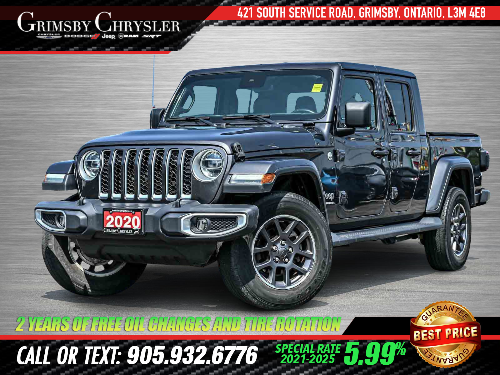 2020 Jeep Gladiator Overland HEATED LEATHER SEATS | 8.4 DISPLAY WITH N