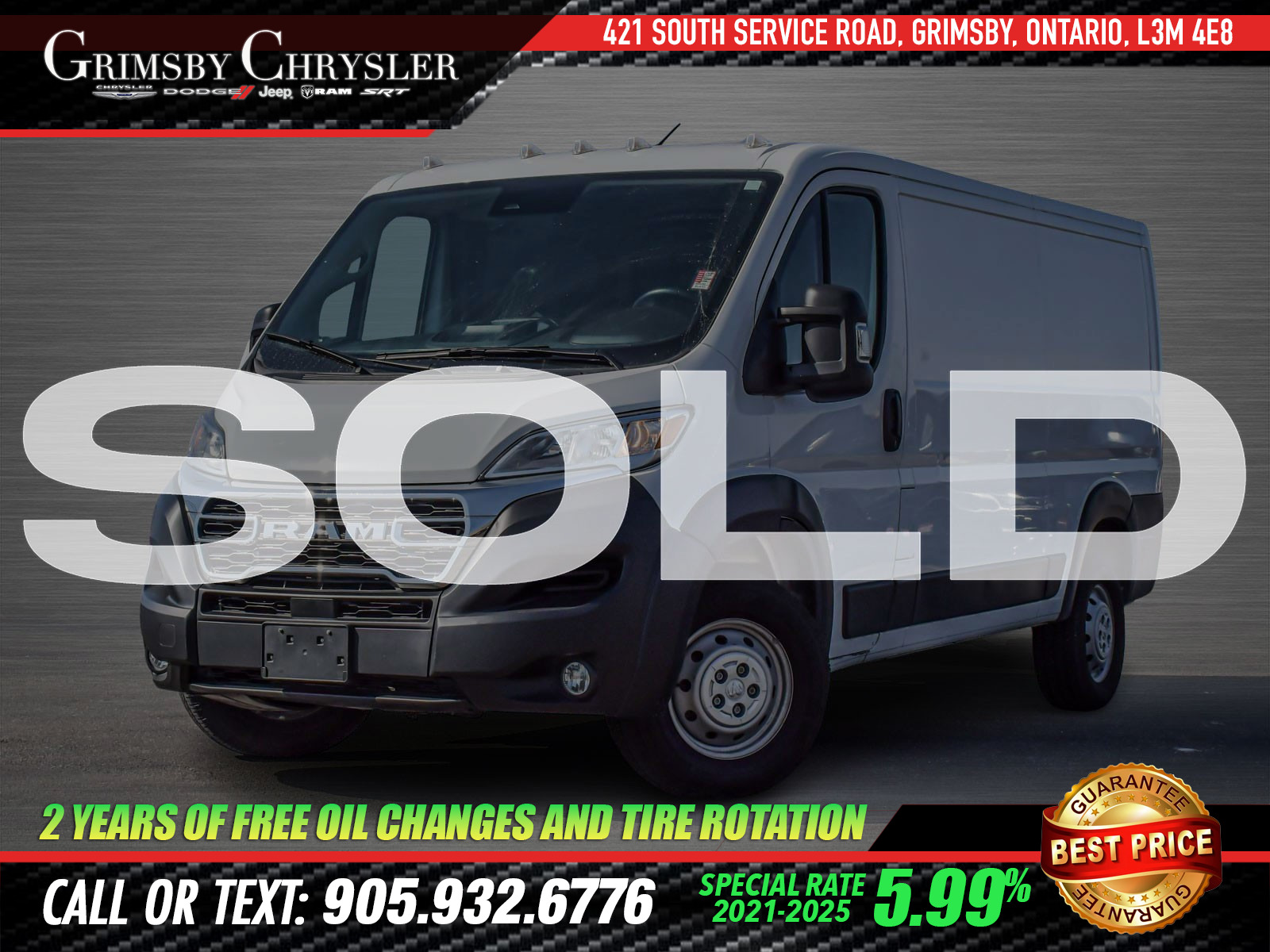 2023 Ram ProMaster 1500 Low Roof SOLD BY PATTY - THANK YOU!!