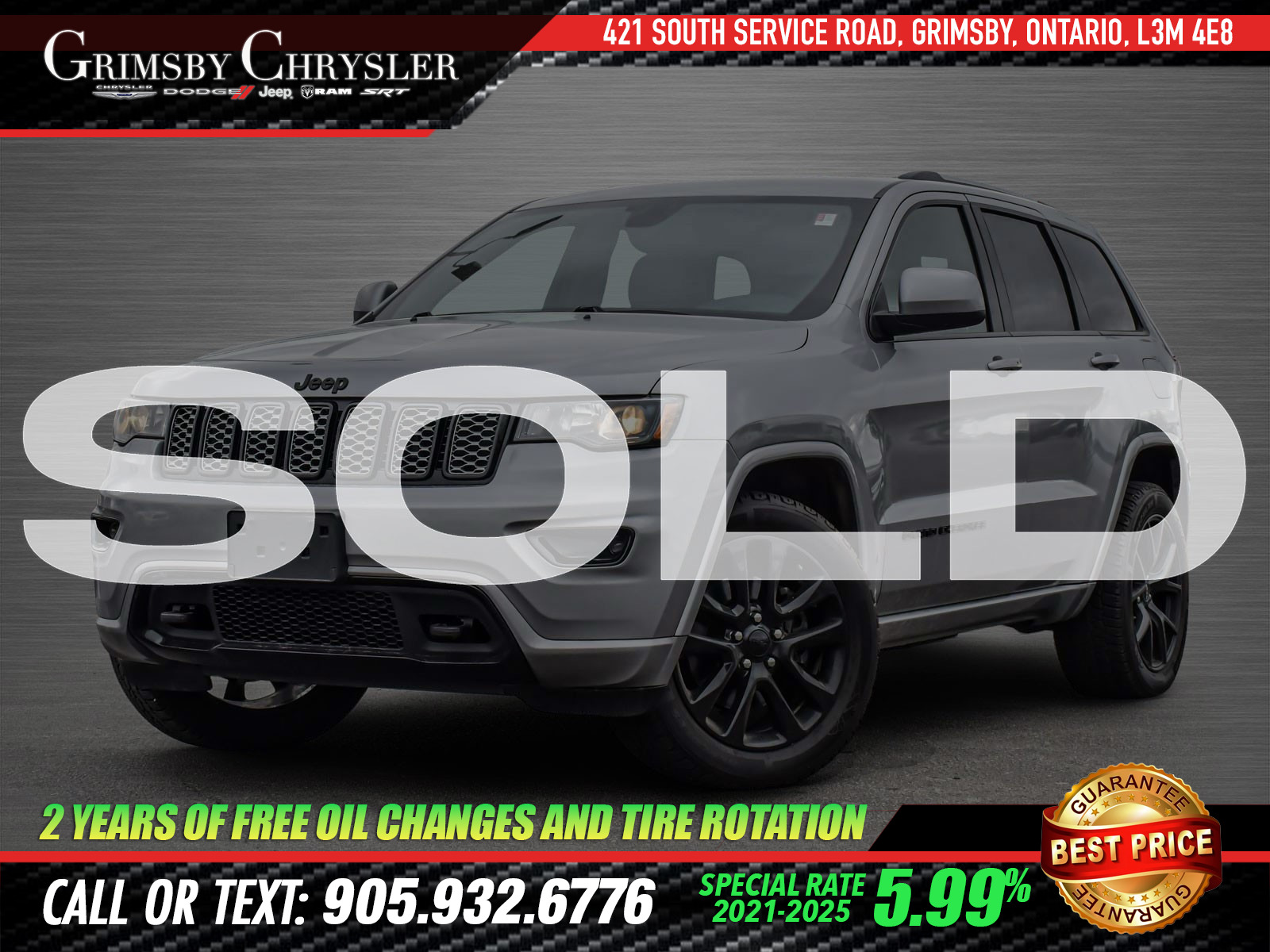 2021 Jeep Grand Cherokee Laredo SOLD BY PATTY - THANK YOU!!