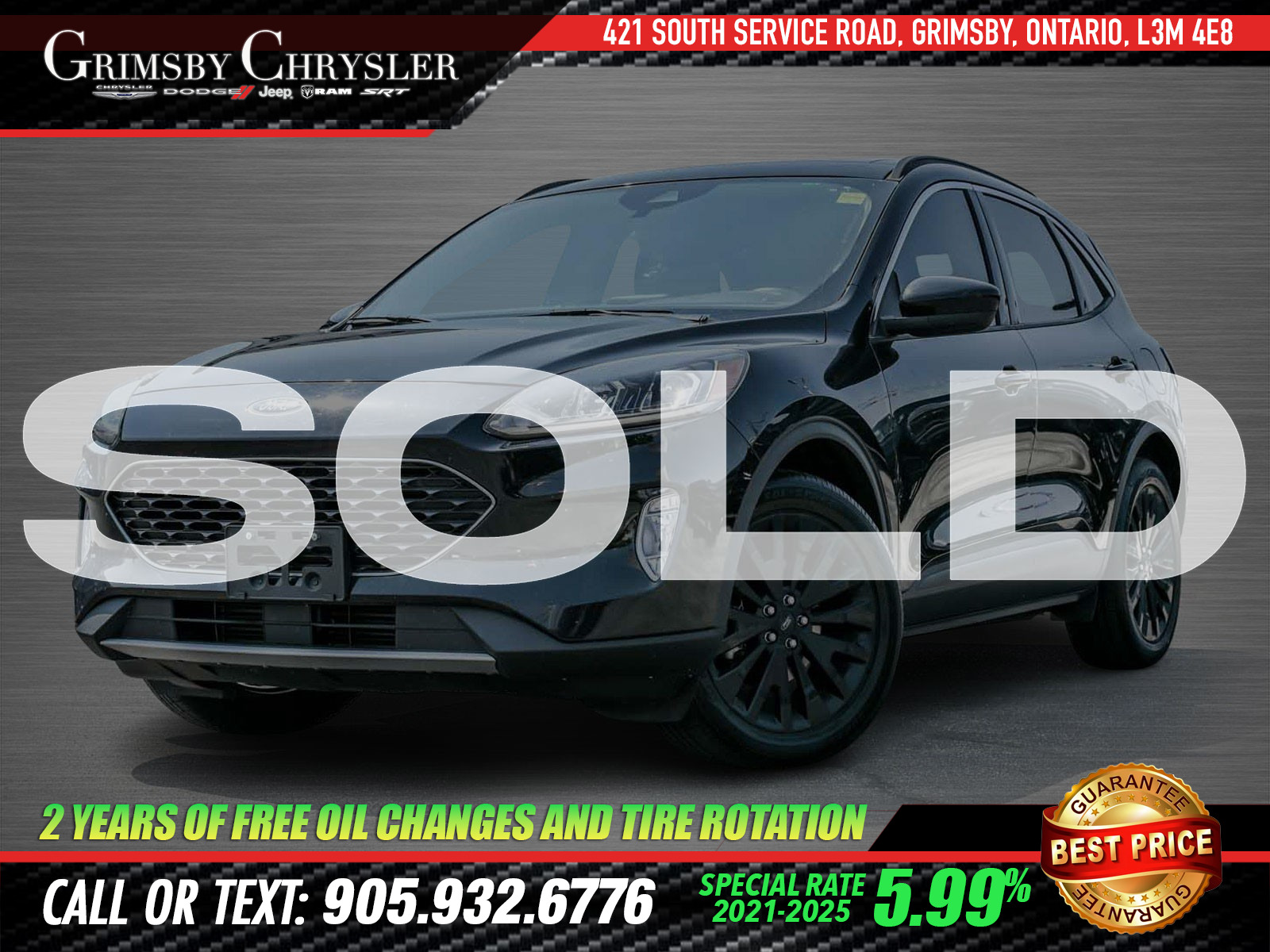 2020 Ford Escape SEL SOLD BY PATTY - THANK YOU!!