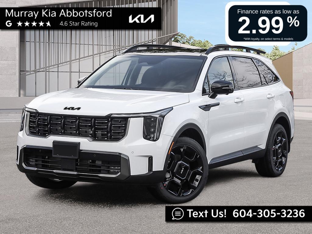 2025 Kia Sorento X-LINE LIMITED Glacial White Pearl