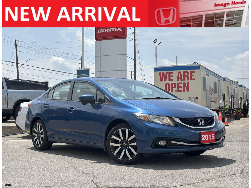 2015 Honda Civic Sedan Touring | CLEAN CARFAX | LEATHER | SUNROOF
