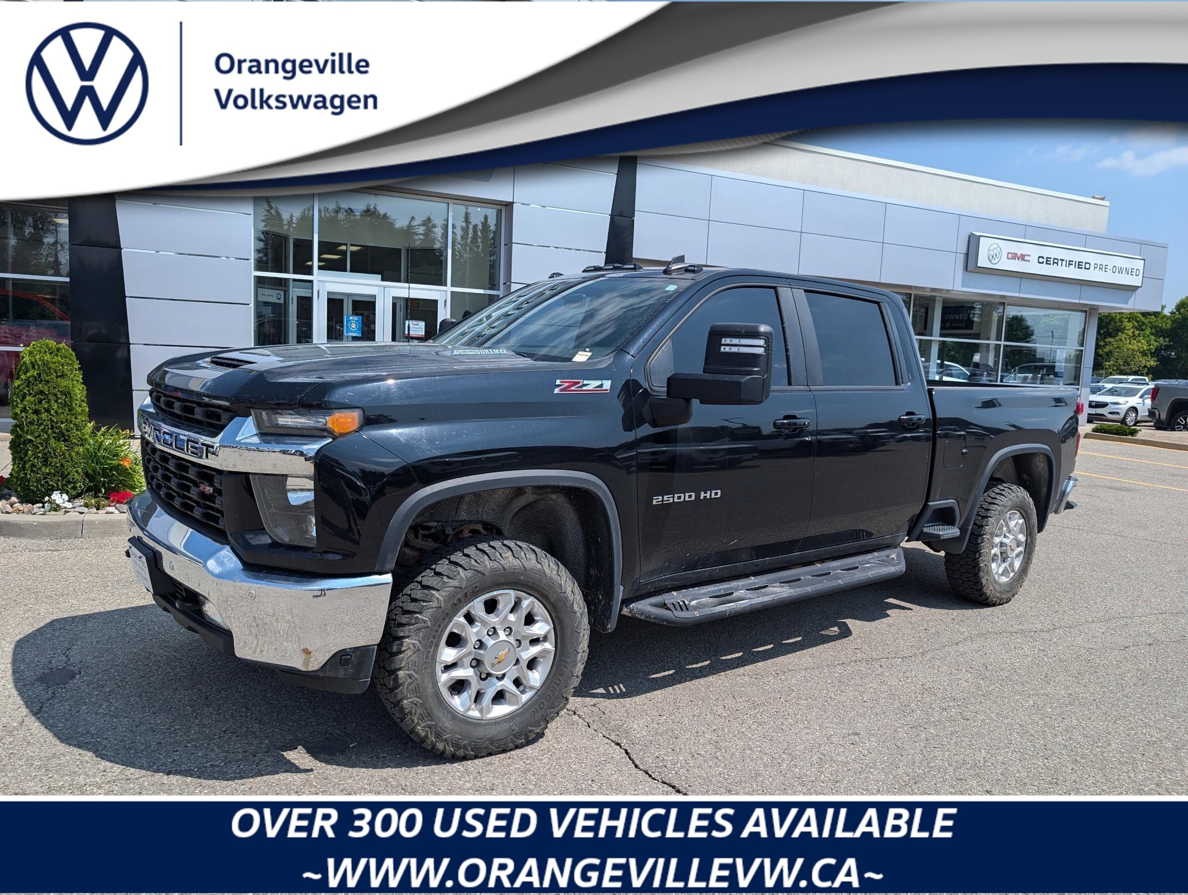 2021 Chevrolet SILVERADO 2500HD LTLT Z71, CREW, 4X4, DURAMAX, HEATED CLOTH, CLEAN!
