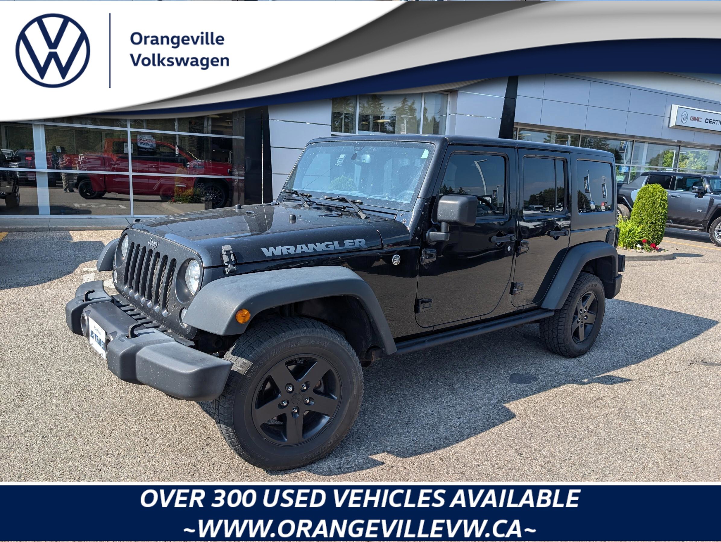 2016 Jeep WRANGLER UNLIMITED SportSPORT, NIGHT SKY, V6, MANUAL, UCONNECT, AS-TR