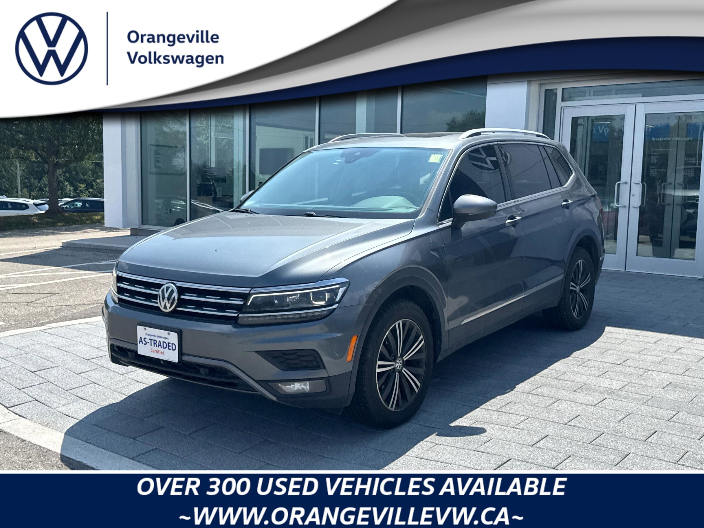 2018 Volkswagen Tiguan HighlineCERTIFIED AS-TRADED, ONE-OWNER, ACCIDENT-F
