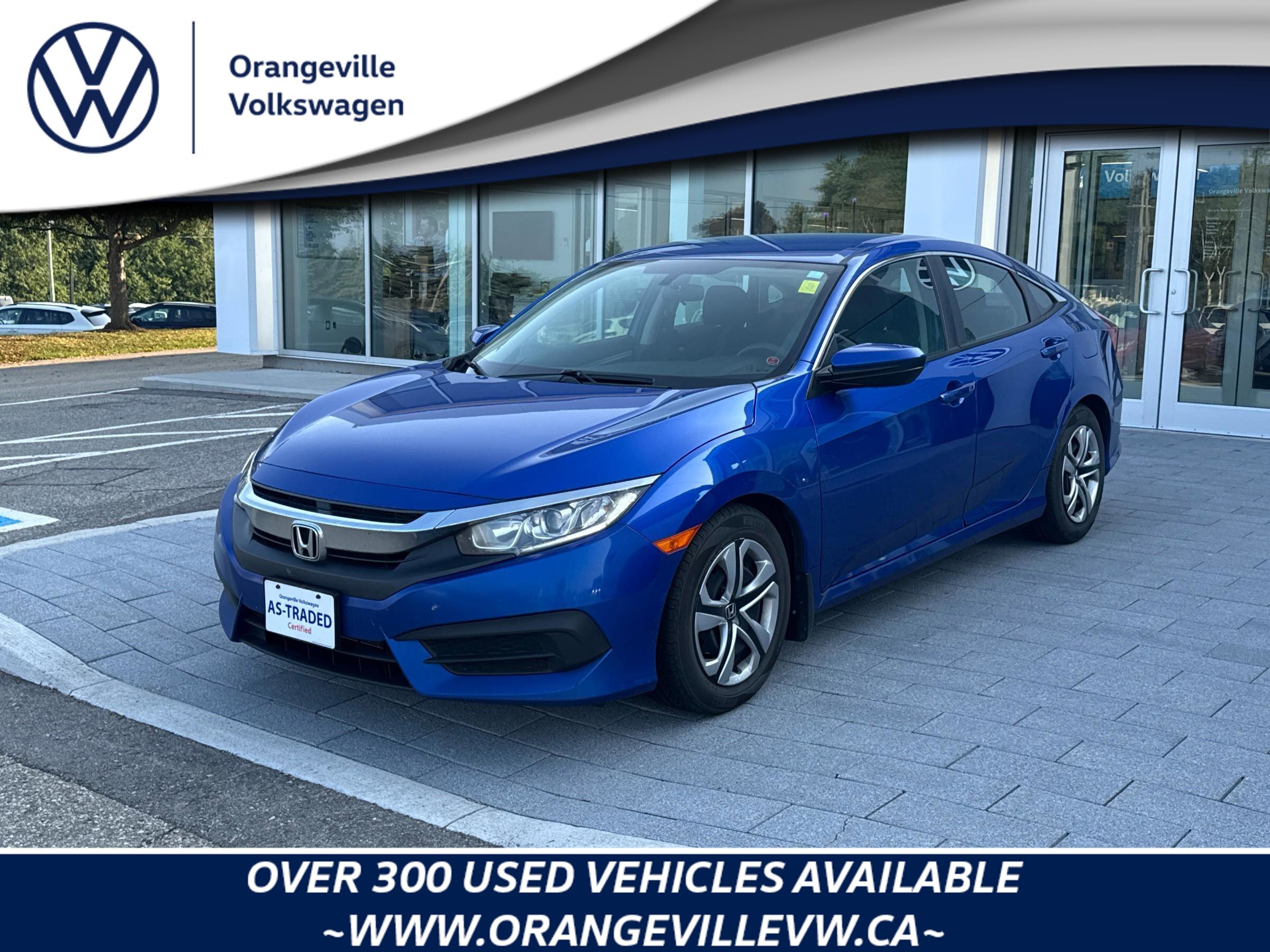2016 Honda Civic Sedan LXCERTIFIED AS-TRADED, HTD CLOTH, KEYLESS ENTRY, C