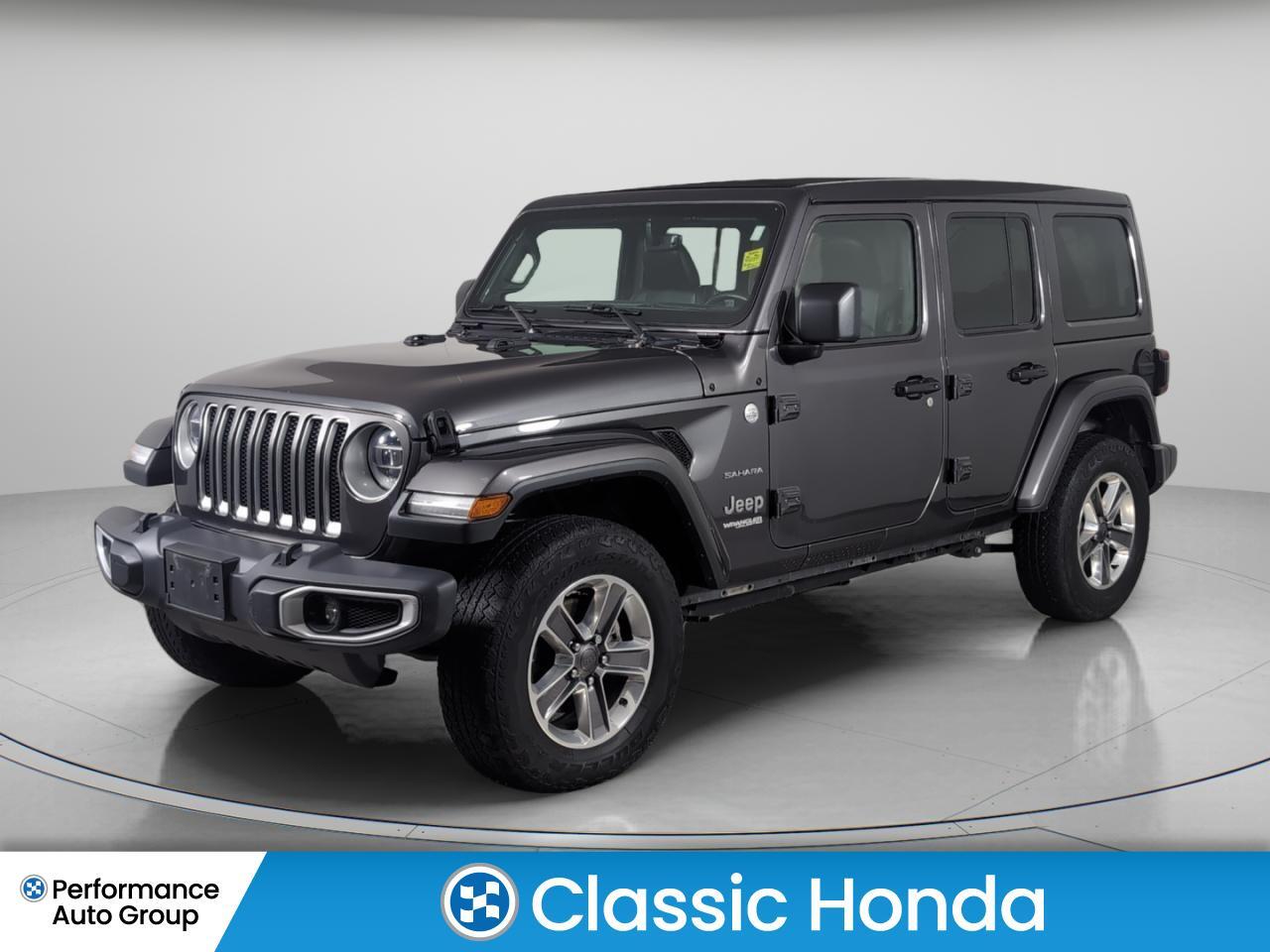 2021 Jeep Wrangler UNLIMITED SAHARA | NAVI | LEATHER | ONE OWNER |