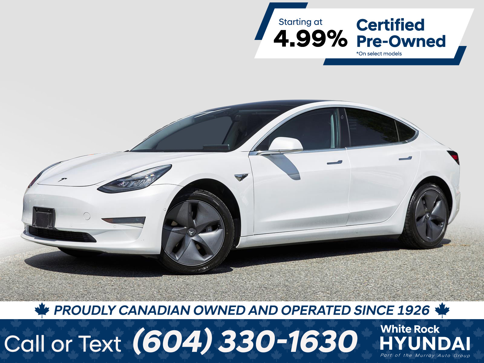 2019 Tesla Model 3 STANDARD RANGE PLUS | NO ACCIDENTS | ONE OWNER