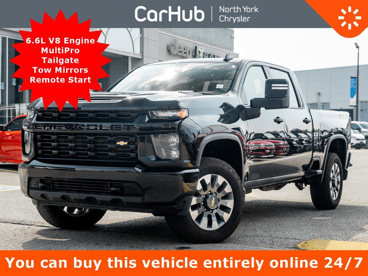 2023 Chevrolet SILVERADO 2500HD Custom 159'' V8 MultiPro Tailgate Tow Mirrors Remo