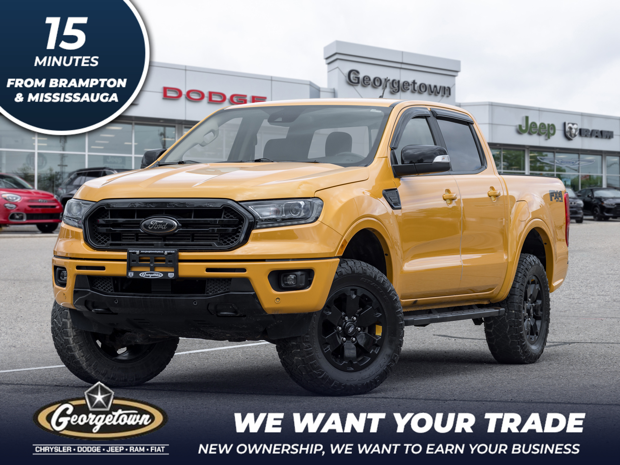 2021 Ford Ranger LARIAT | 4X4 | LEATHER | NAVI | ONE OWNER | 