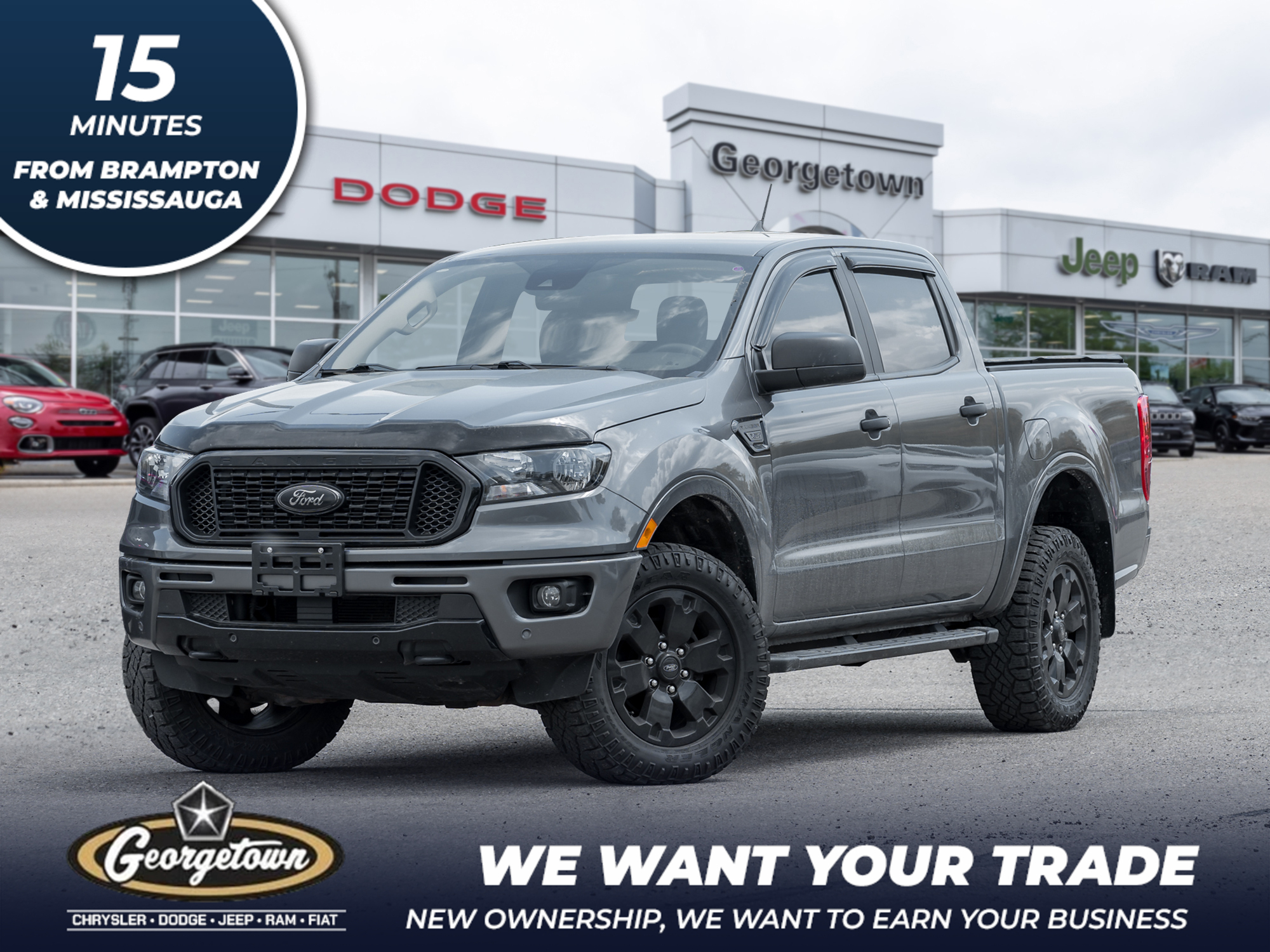 2021 Ford Ranger 4x4 | ALL TERRAIN TIRES | TONNEAU COVER