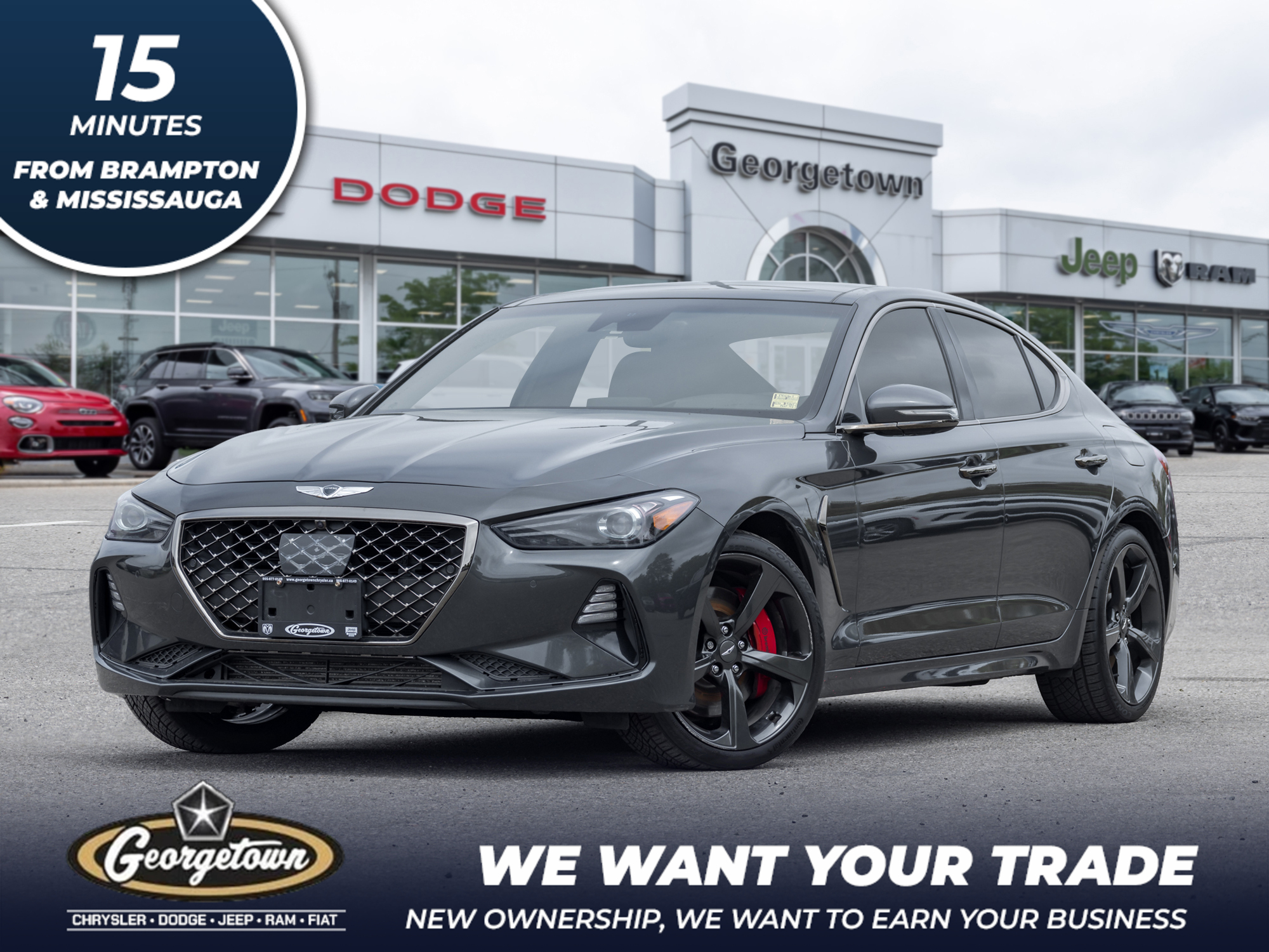 2020 Genesis G70 3.3 TURBO | LEATHER | AWD | NAVI | CARFAX VERIFIED