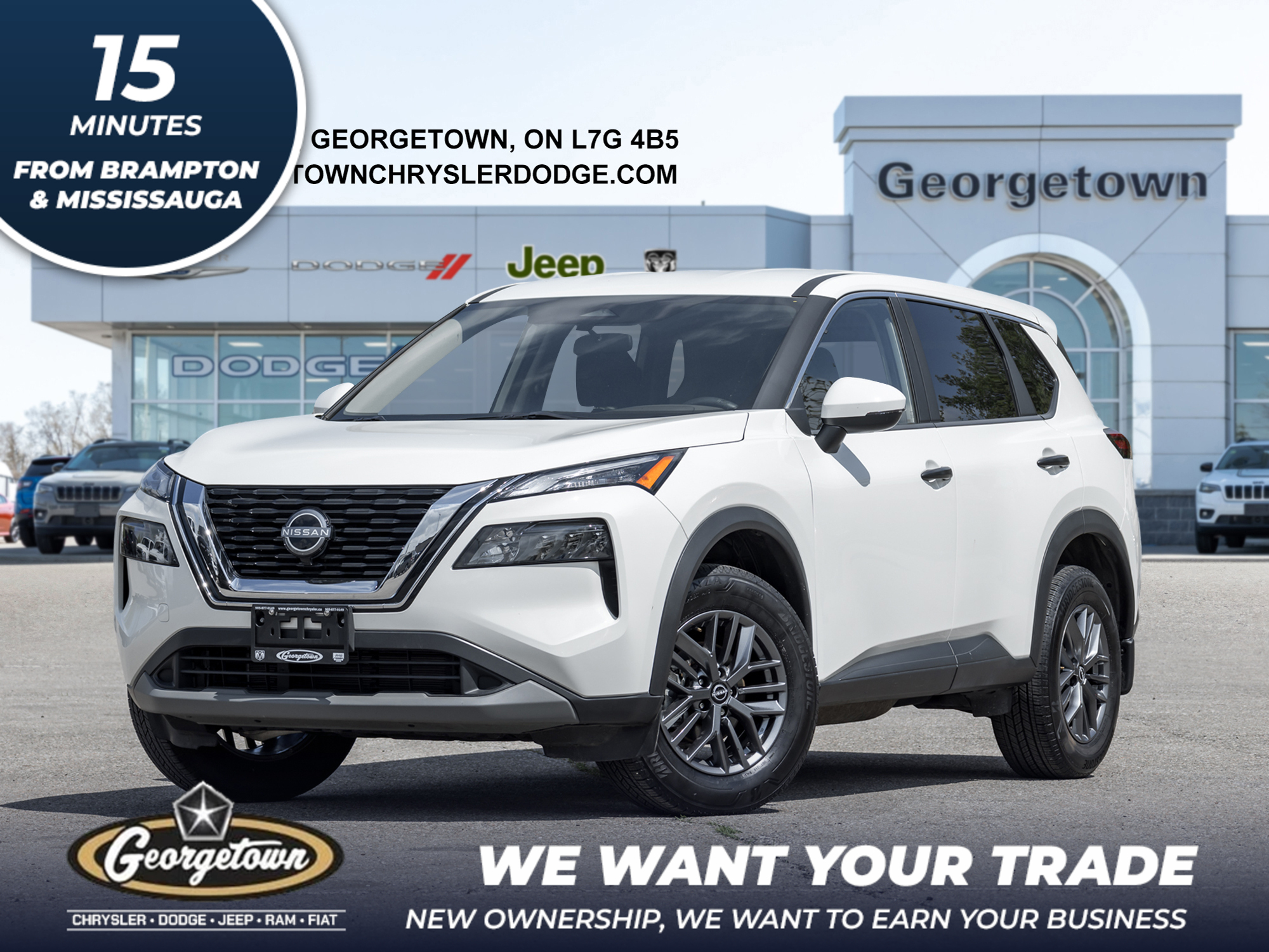 2023 Nissan Rogue S | AWD | LOW KMS | FULL WARRANTY | 1 OWNER |