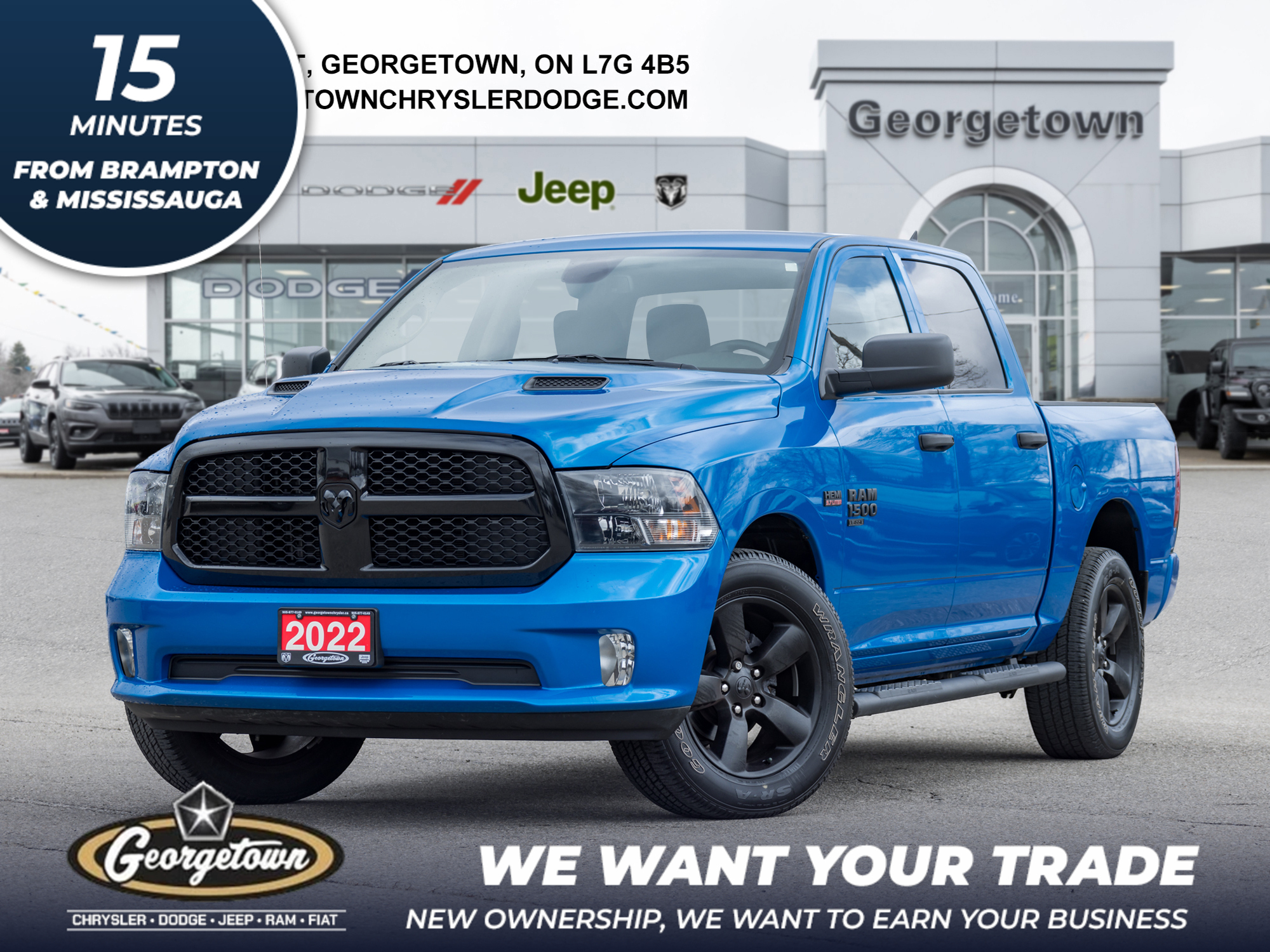 2022 Ram 1500 Classic EXPRESS | SIDE STEP BARS | BLACK SPORT RIMS