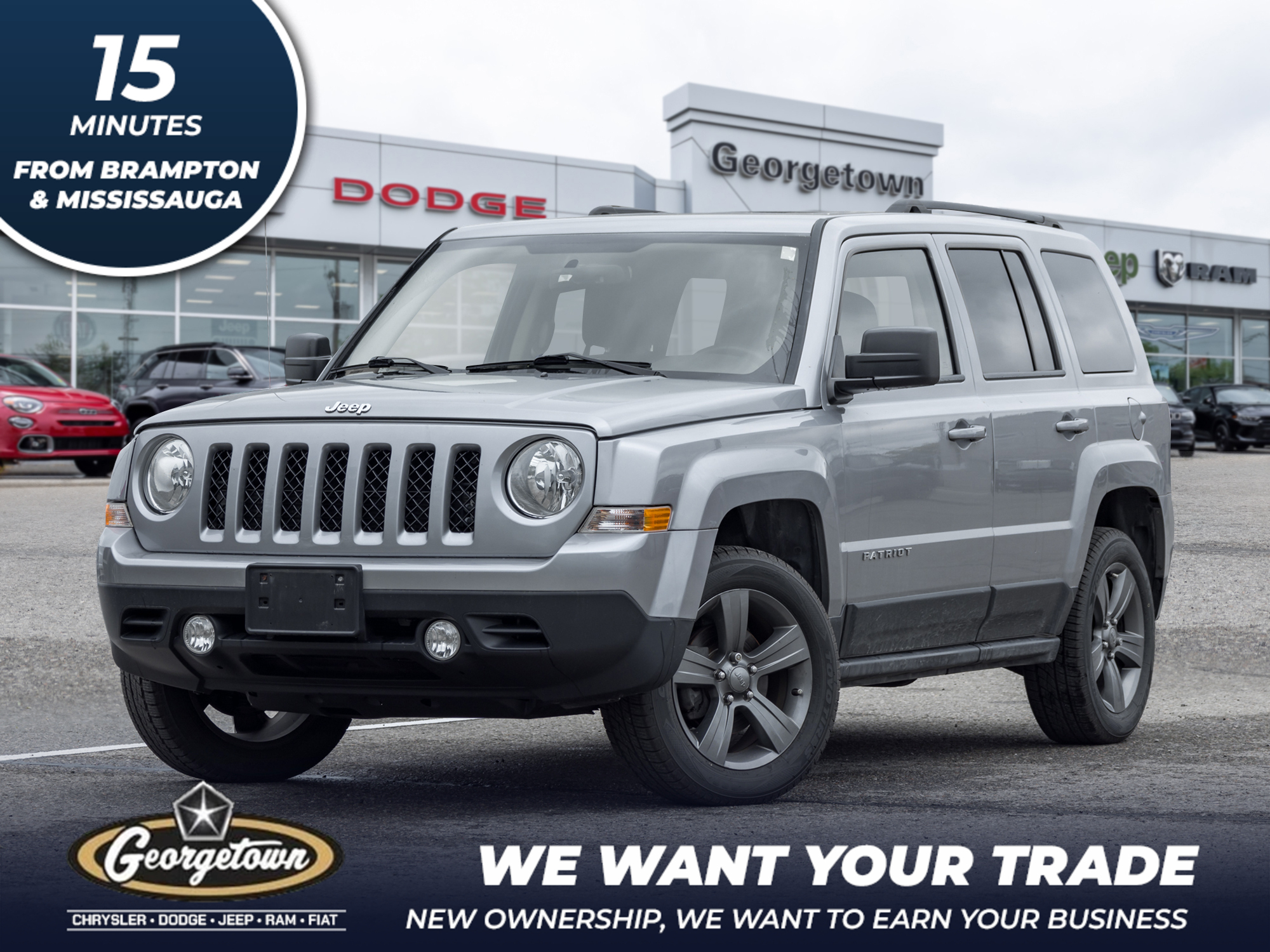 2015 Jeep Patriot LEATHER | 4X4 | SUNROOF | NAV