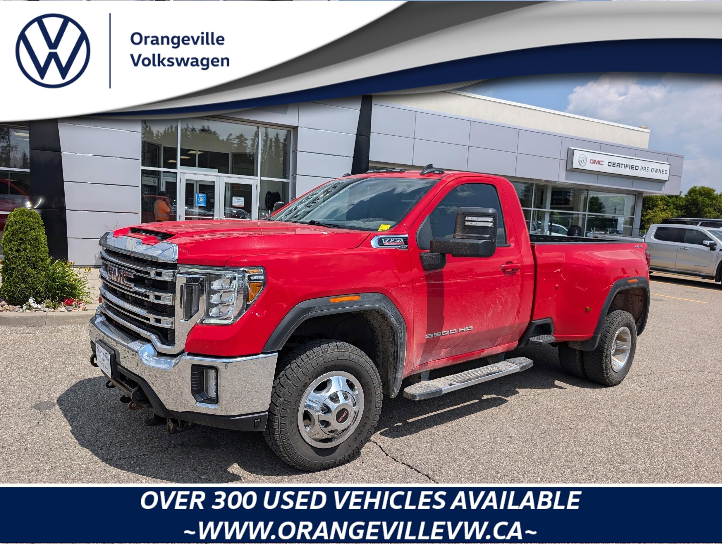 2023 GMC Sierra 3500HD SLESLE, REG CAB, DUALLY, DURAMAX, HEATED CLOTH, 1-