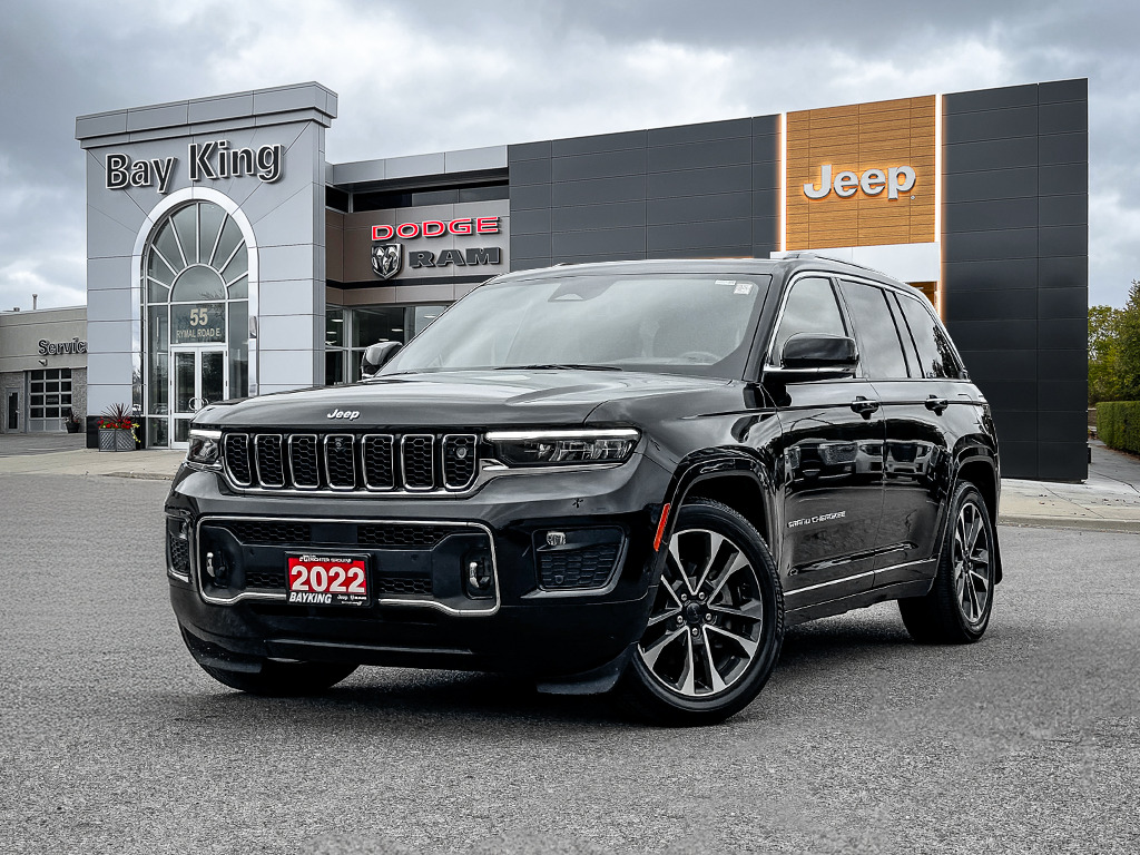 2022 Jeep Grand Cherokee Overland | HEMI | MASSAGE SEATING | PASS DISPLAY |