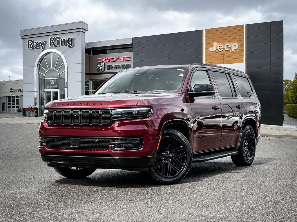 2024 Jeep Wagoneer Series II Carbide | CARBIDE | DUAL DVD | HEATED VE