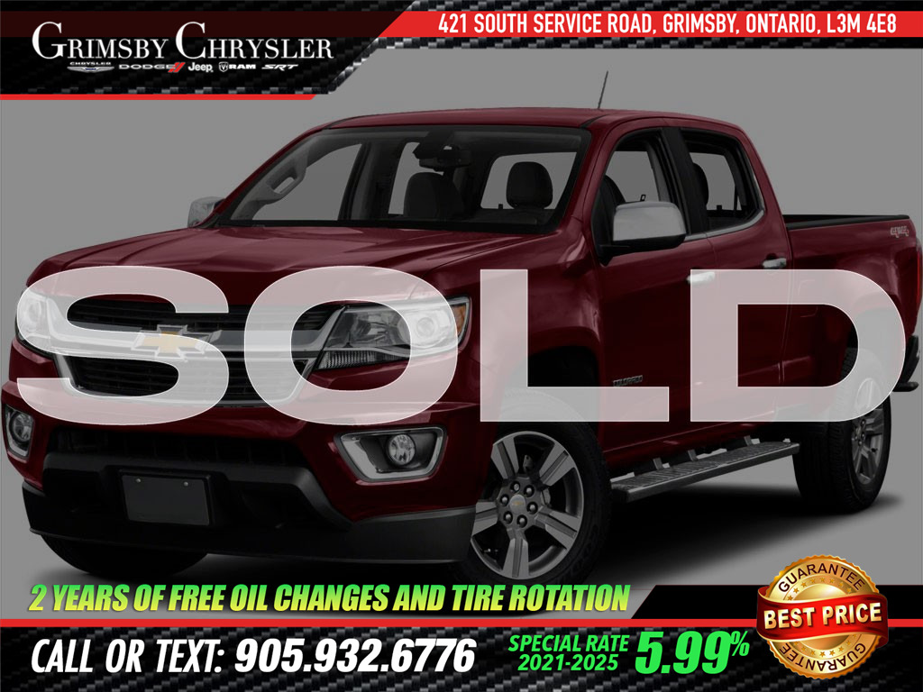 2016 Chevrolet Colorado LT SOLD BY PATTY - THANK YOU!!
