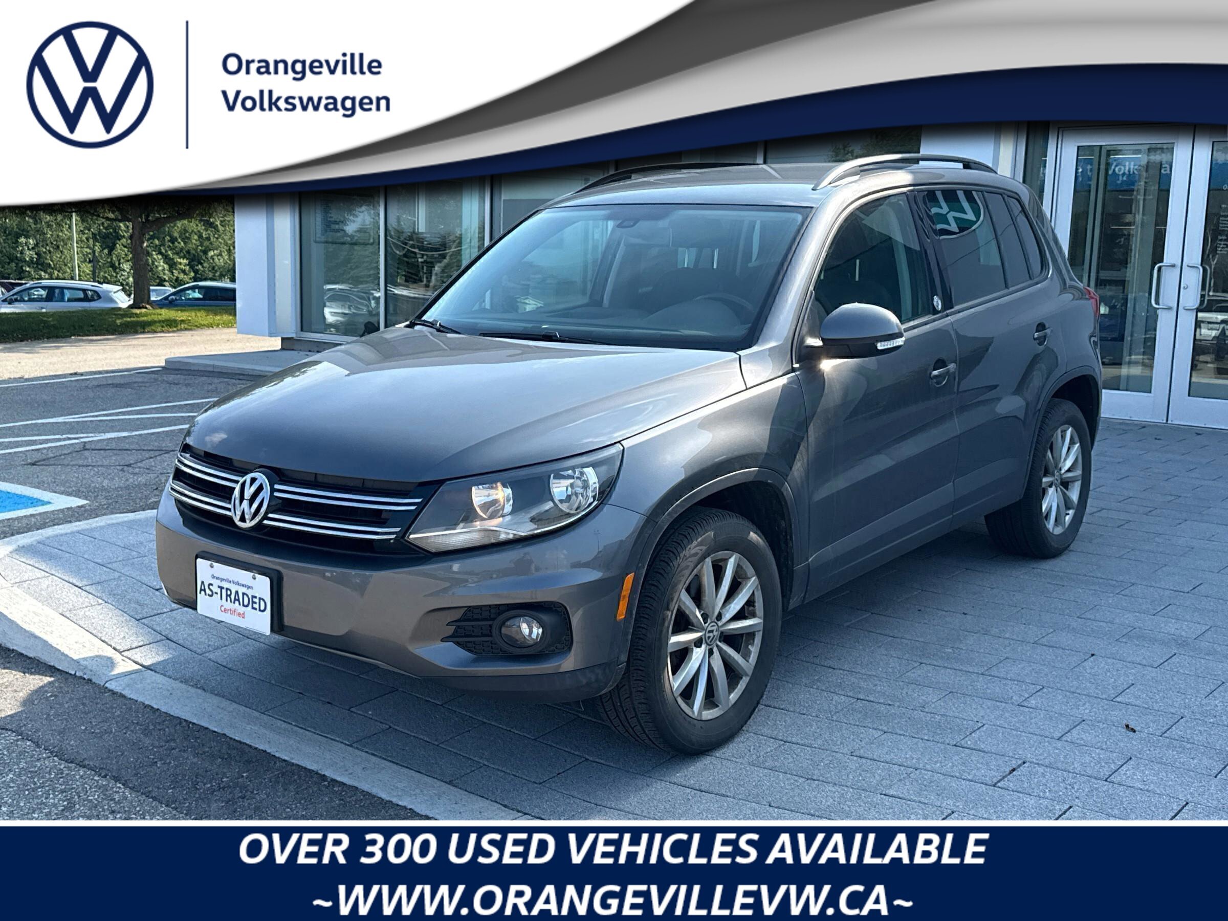 2017 Volkswagen Tiguan Wolfsburg EditionCERTIFIED AS-TRADED, ONE-OWNER, H