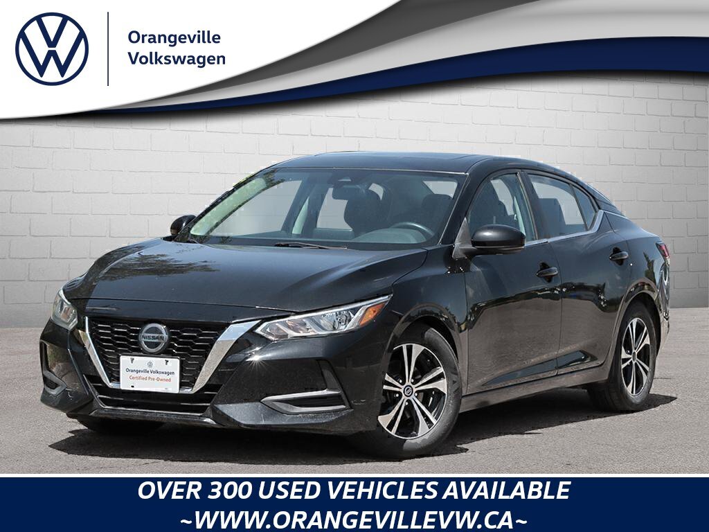 2021 Nissan Sentra SVAPPLE CARPLAY, SUNROOF, PREMIUM PACKAGE, CLOTH, 