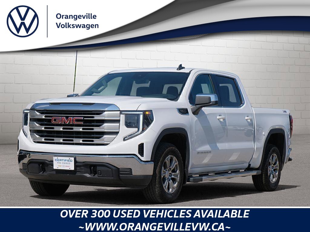 2023 GMC Sierra 1500 SLESLE, CREW, 4X4, X31, 5.3L, HEATED CLOTH, 1-OWNE