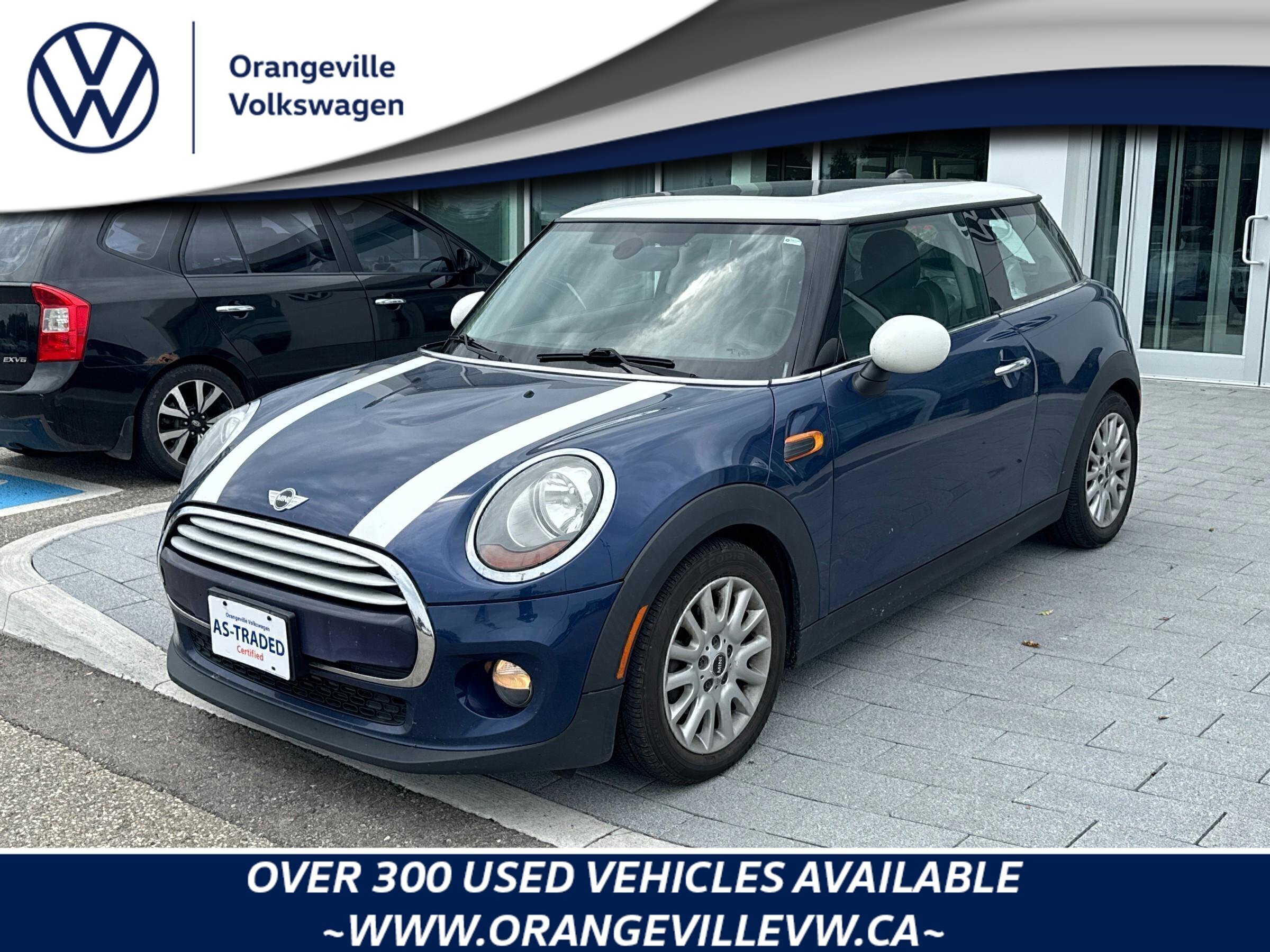 2015 MINI Cooper Hardtop CooperCERTIFIED AS-TRADED, ONE-OWNER, ACCIDENT-FRE