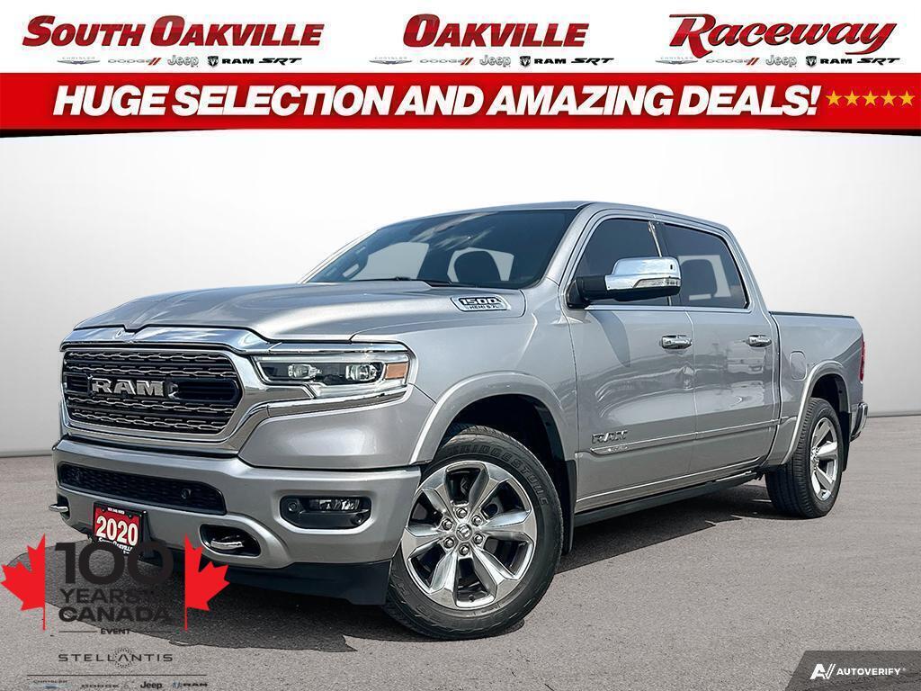 2020 Ram 1500 LIMITED CREW CAB | CARPLAY | CLEAN CARFAX | LOW KM