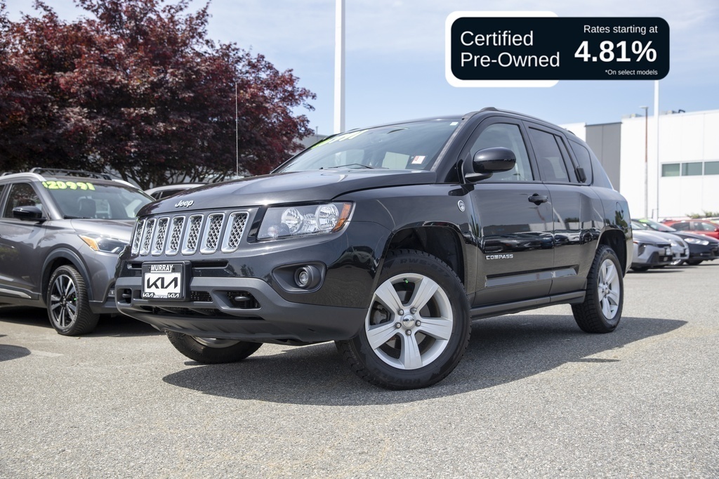2016 Jeep Compass Leather! AC! Heated Seats! AWD! Low km!!!!