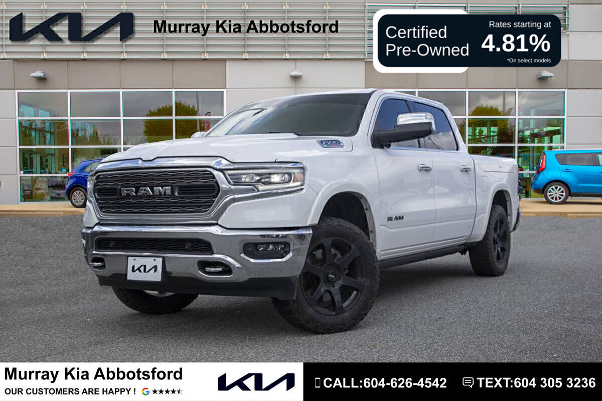 2022 Ram 1500 Diesel! Laramie! Crew 4x4! Wheel Package! Safety!