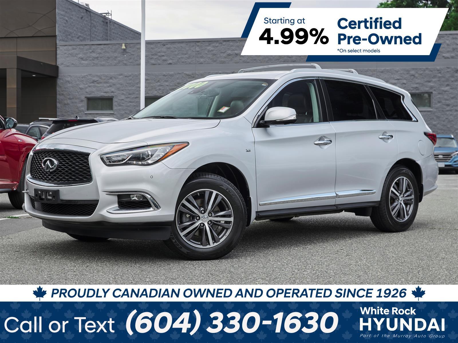 2019 Infiniti QX60 PURE | ONE OWNER | NAVIGATION | BLUETOOTH